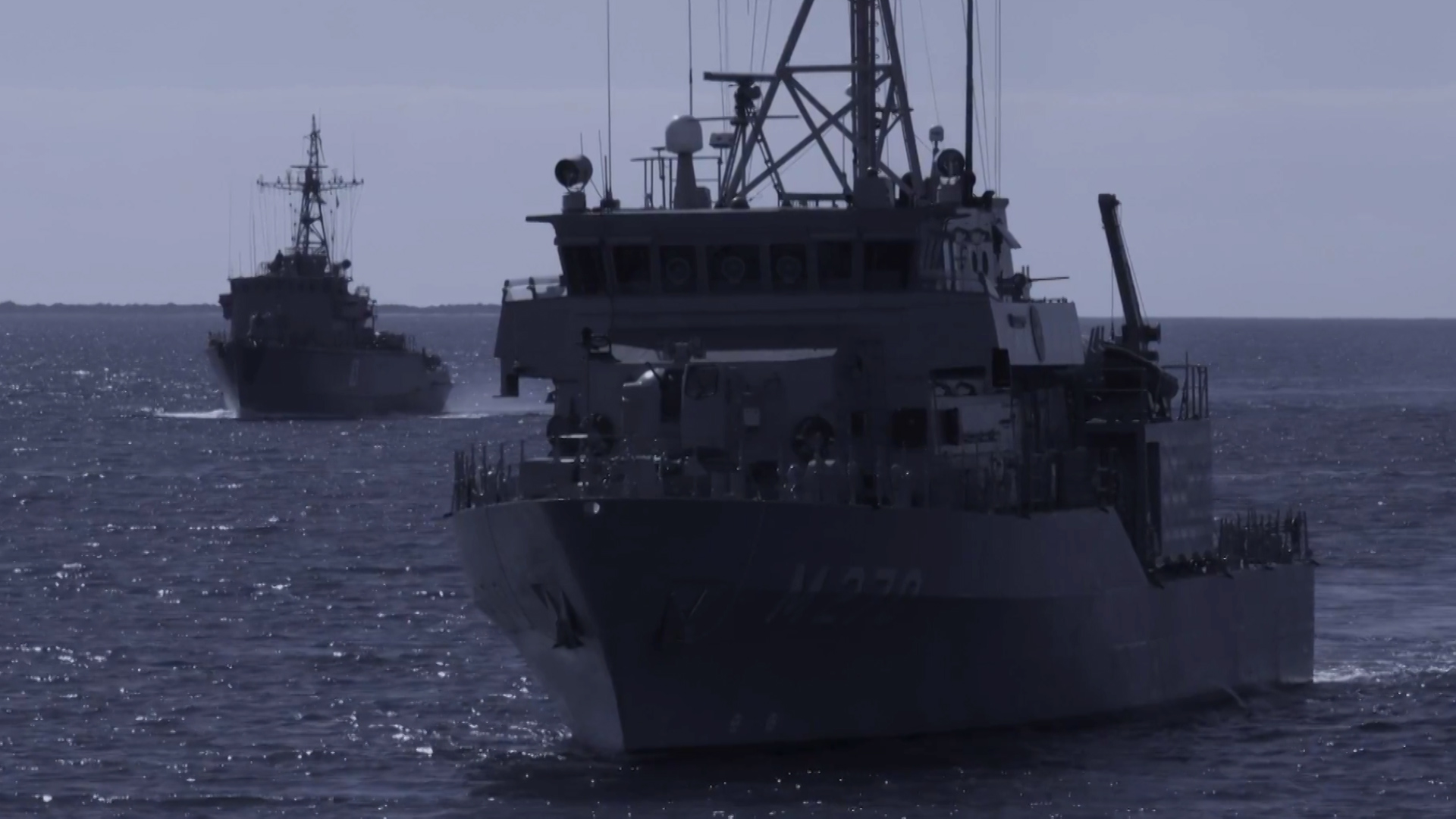 HMS Enterprise and NATO Mine Countermeasures Task Force
