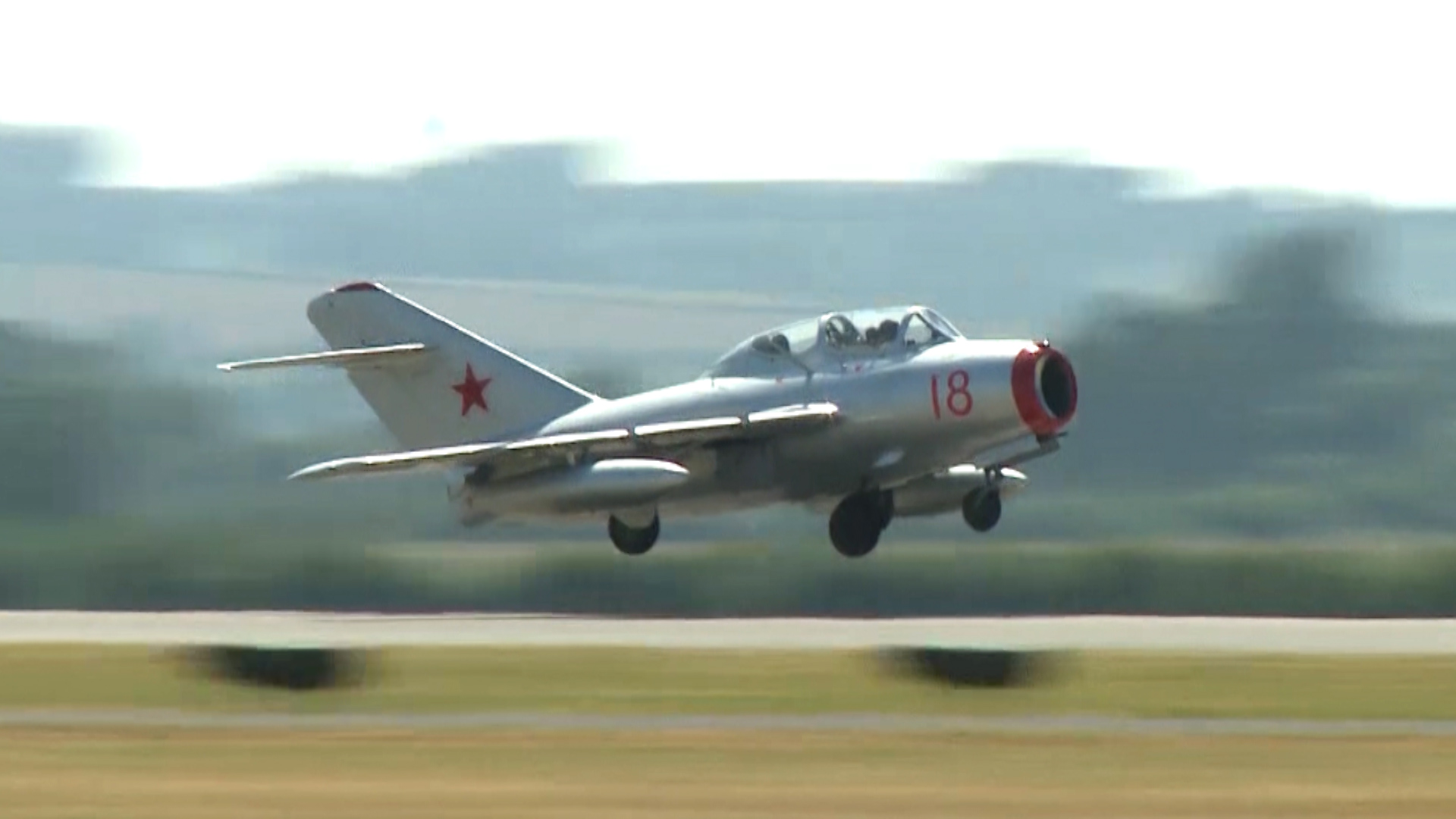 Korean War era MiG-15 at RNAS Yeovilton air show