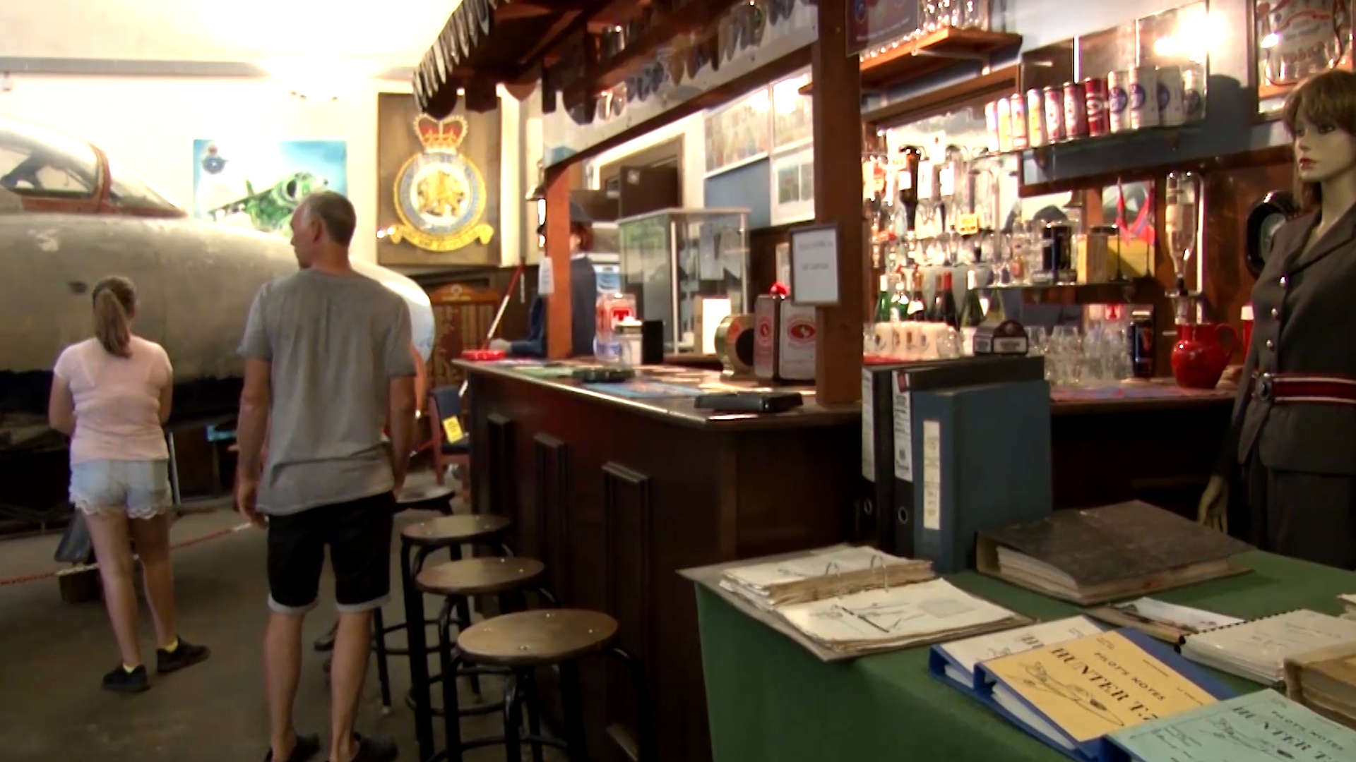 Replica of a Squadron Bar at RAF Laarbruch museum in Germany