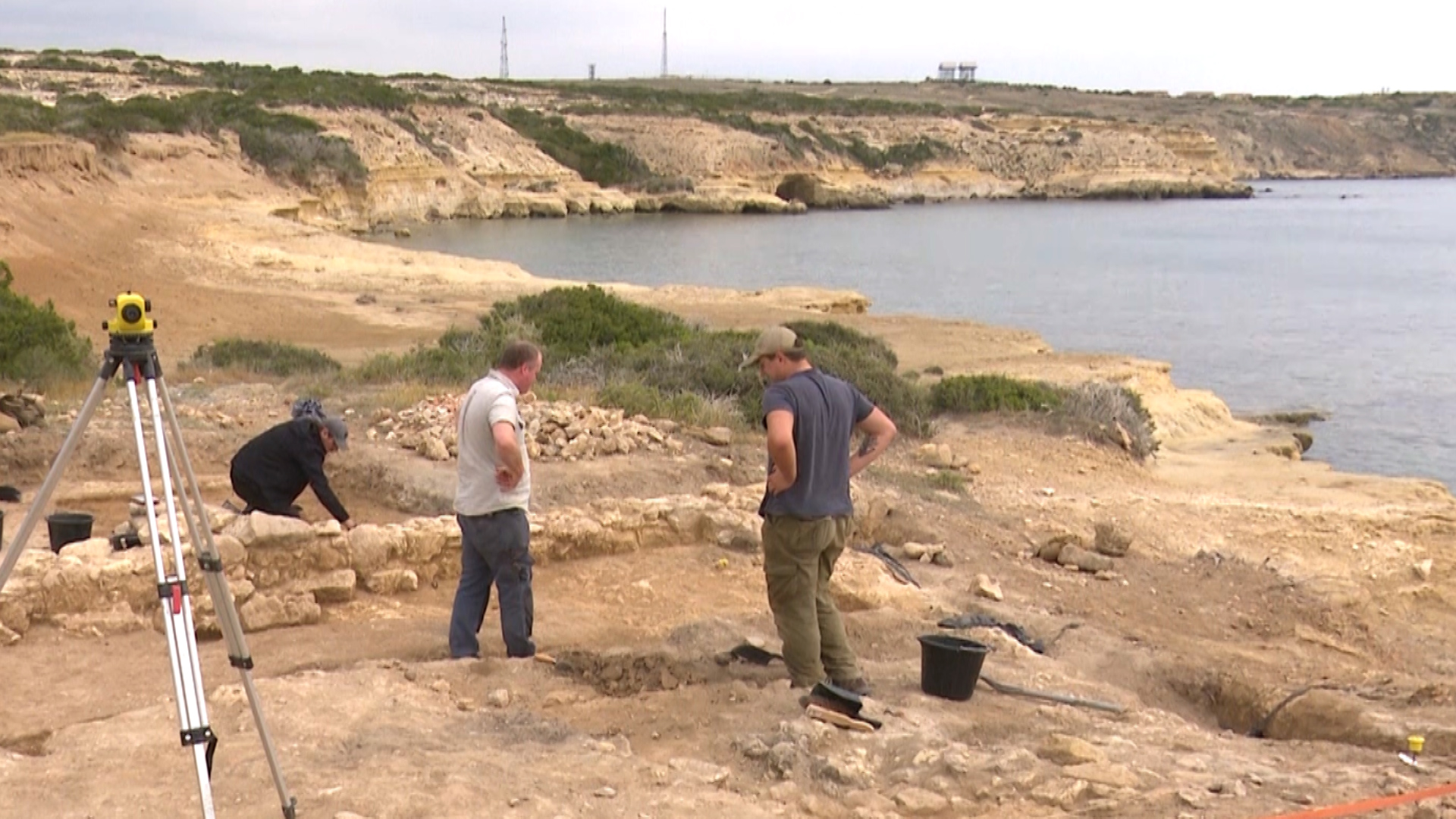 British archaeologists explore ruins of Roman port at RAF Akrotiri in Cyprus