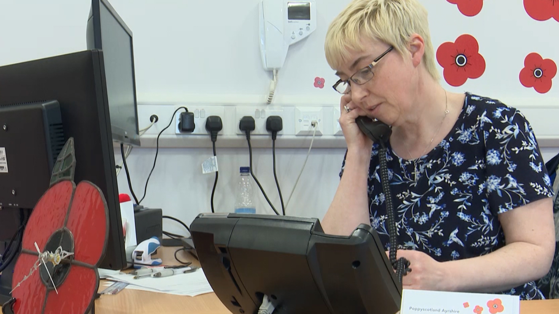 Staff at new Poppy Scotland welfare centre