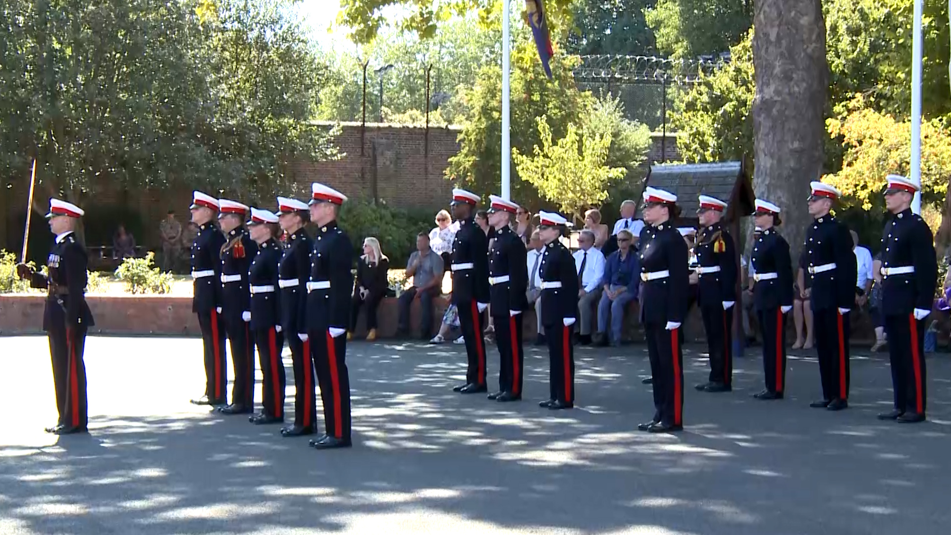 Royal Marines School of Music passing out parade