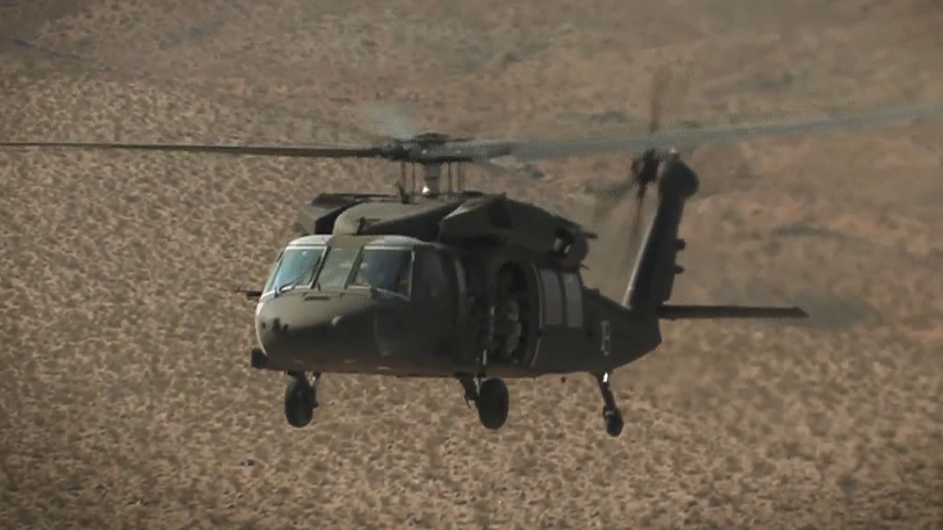 US military Black Hawk helicopter