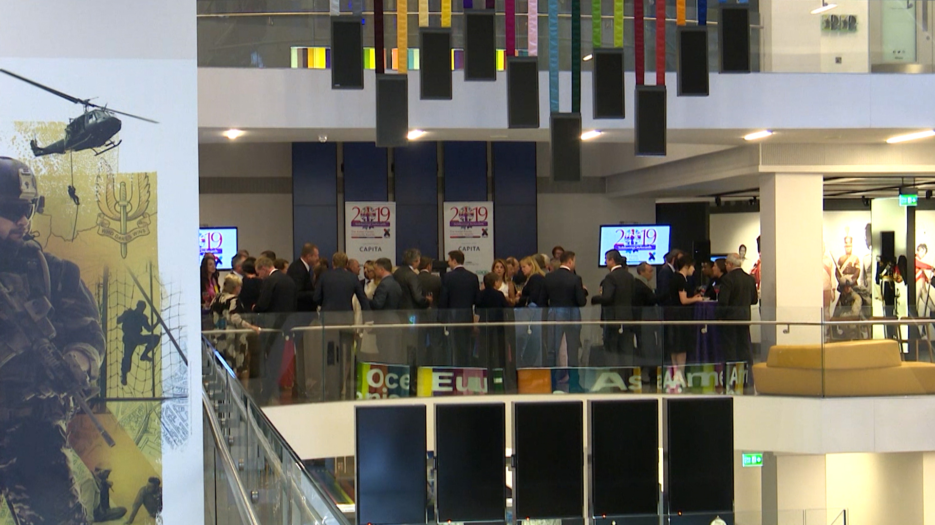 Guests at launch of 'Soldering On' 2019 Awards at National Army Museum
