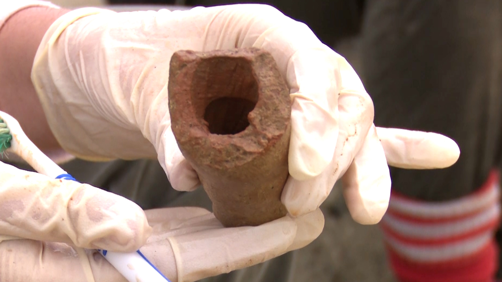 Roman artifact from site of ancient port at RAF Akrotiri in Cyprus