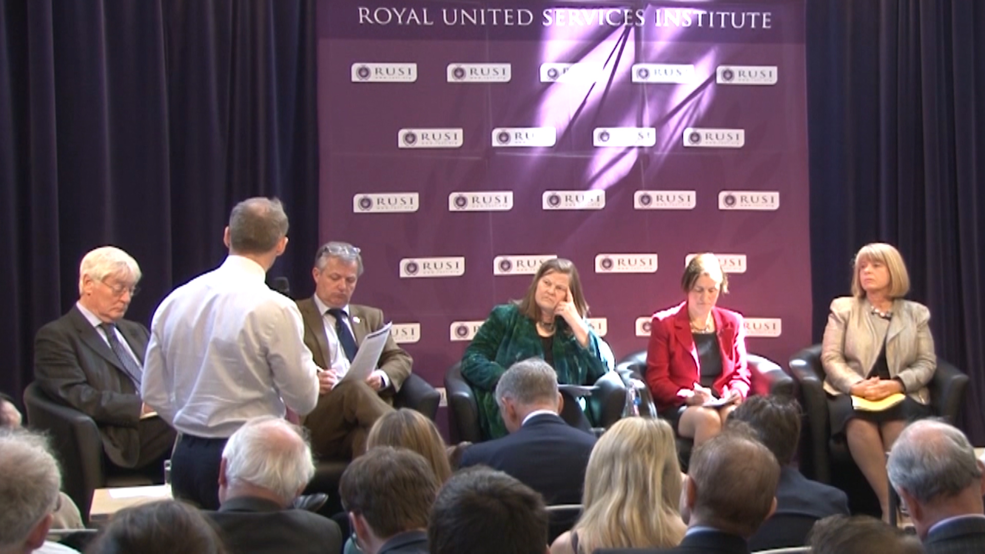 Former Royal Marine seeks answers at RUSI political debate