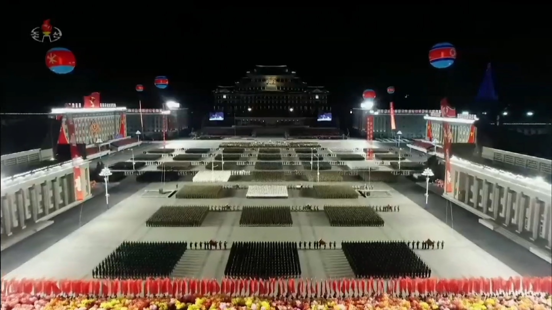A North Korean military parade in October 2020 (Picture: KNCA),