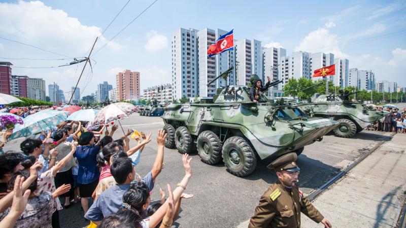 North Korean military parade