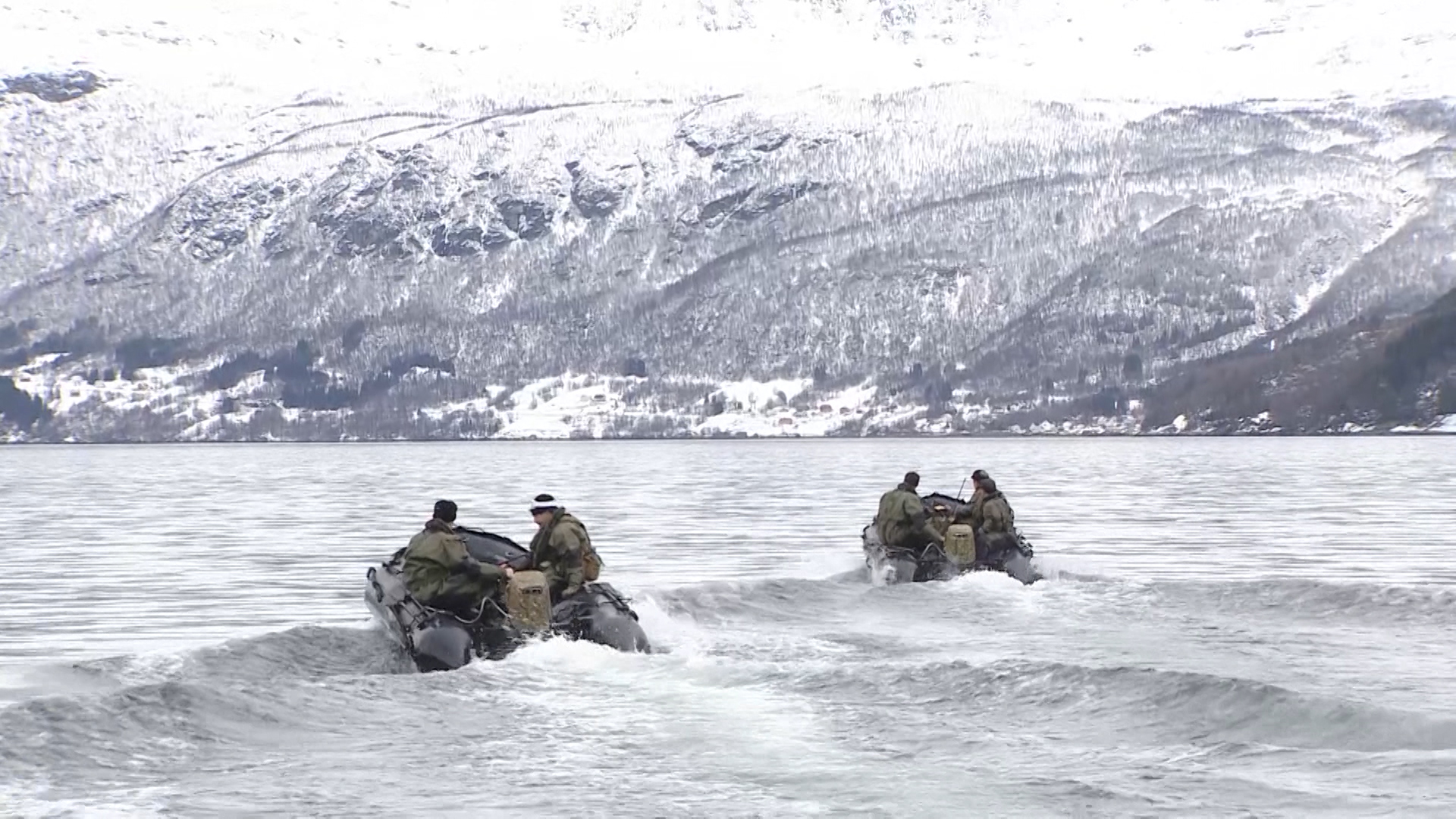 Marines during training in Hellarbogen.