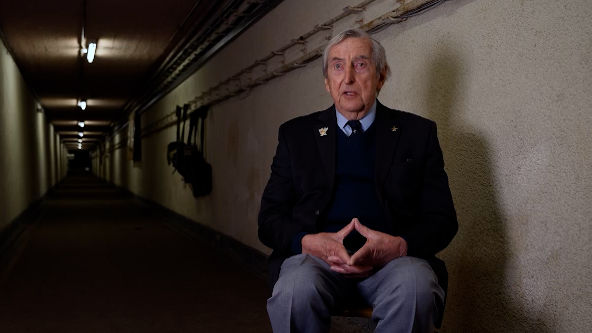 Nuclear test veteran, former RAF pilot, John Robinson HK 25092023 CREDIT BFBS