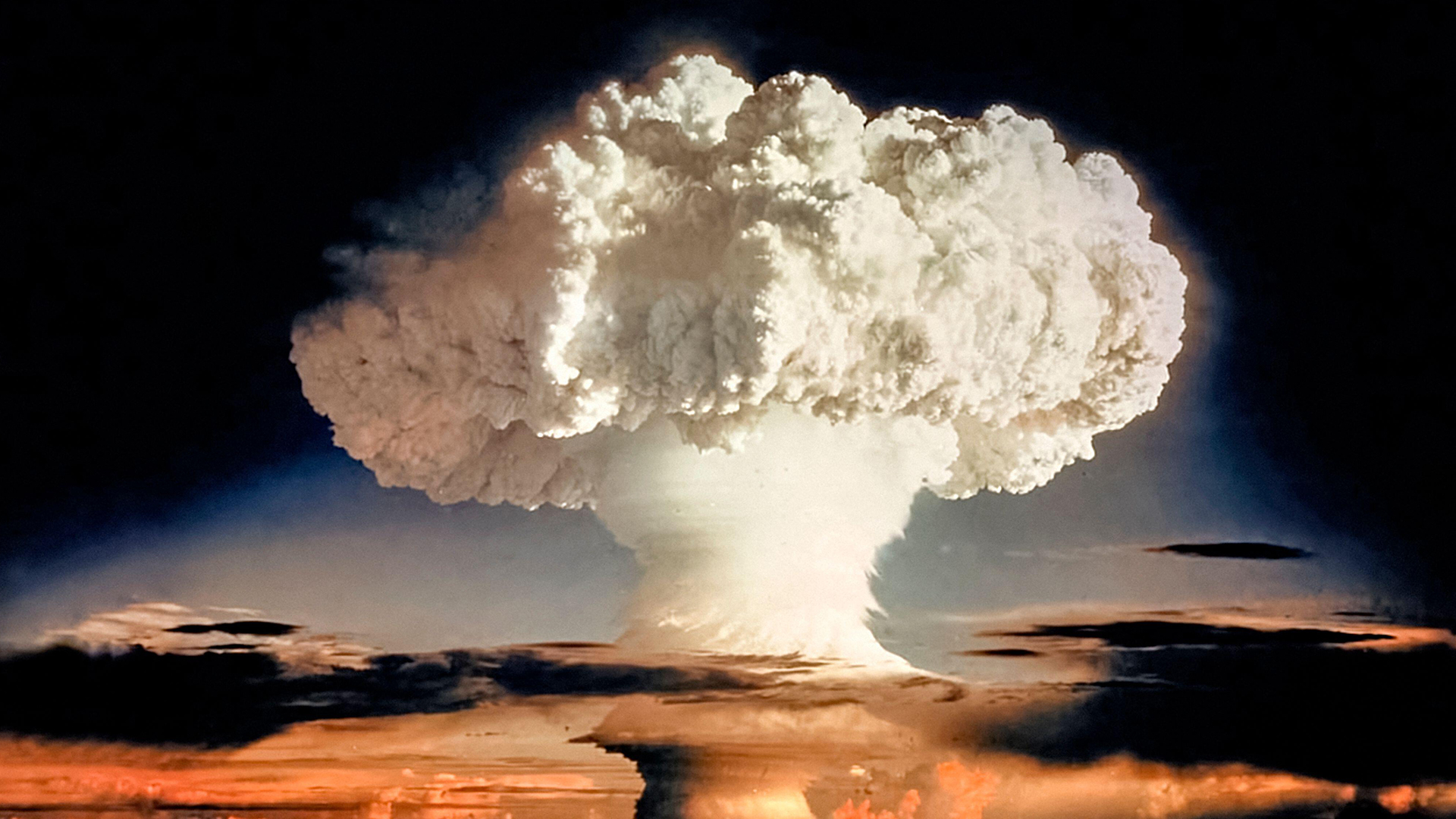 Cold War tests like this one from 1952 reminded the world of the true horror of nuclear war