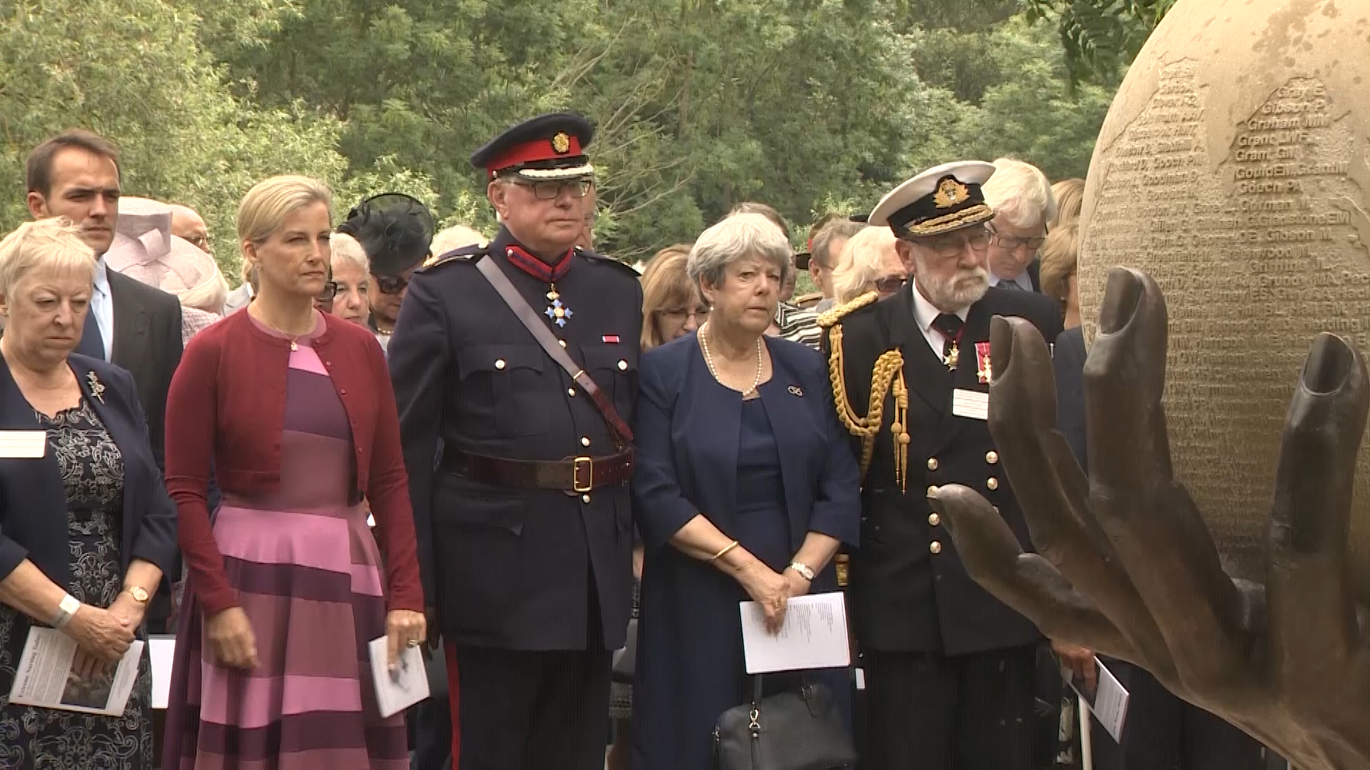 WW1 and WW2 Nurses remembered at the National Memorial Arboretum