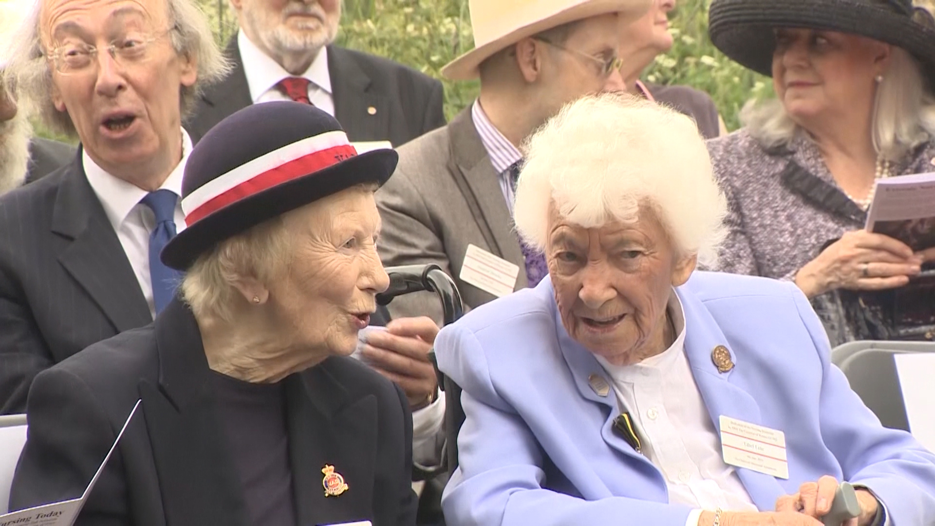 WW1 and WW2 Nurses remembered at the National Memorial Arboretum