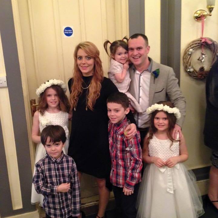 The O'Donovan family (Picture: Brain Tumour Research).