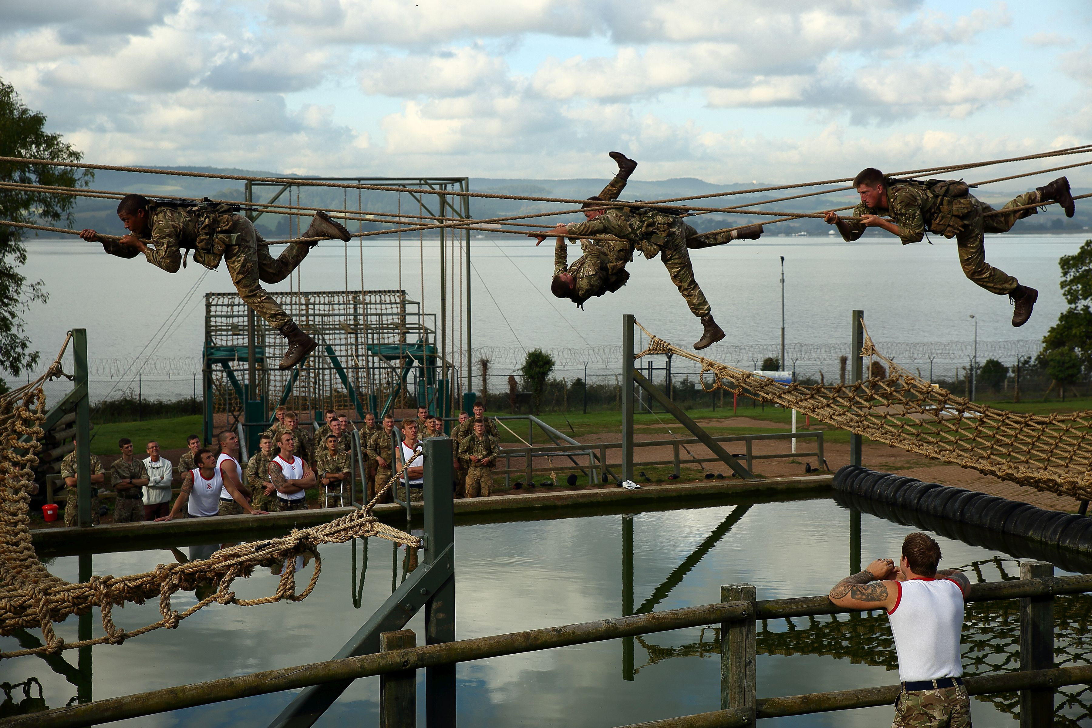 The 'full regain' element of the Bottom Field Test. Credit: Richard White, Crown Copyright