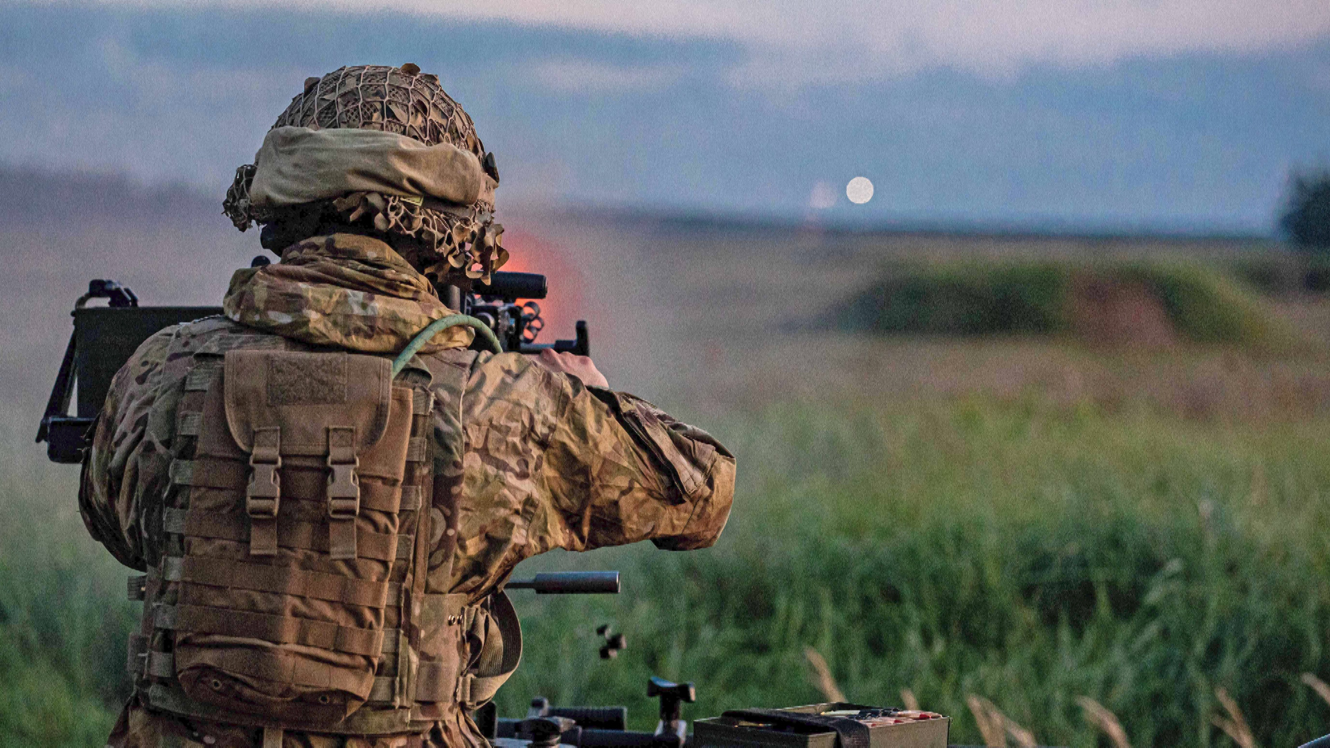 A Royal Anglian Regiment soldier deployed on Operation Cabrit in Estonia in 2021 (Picture: MOD).