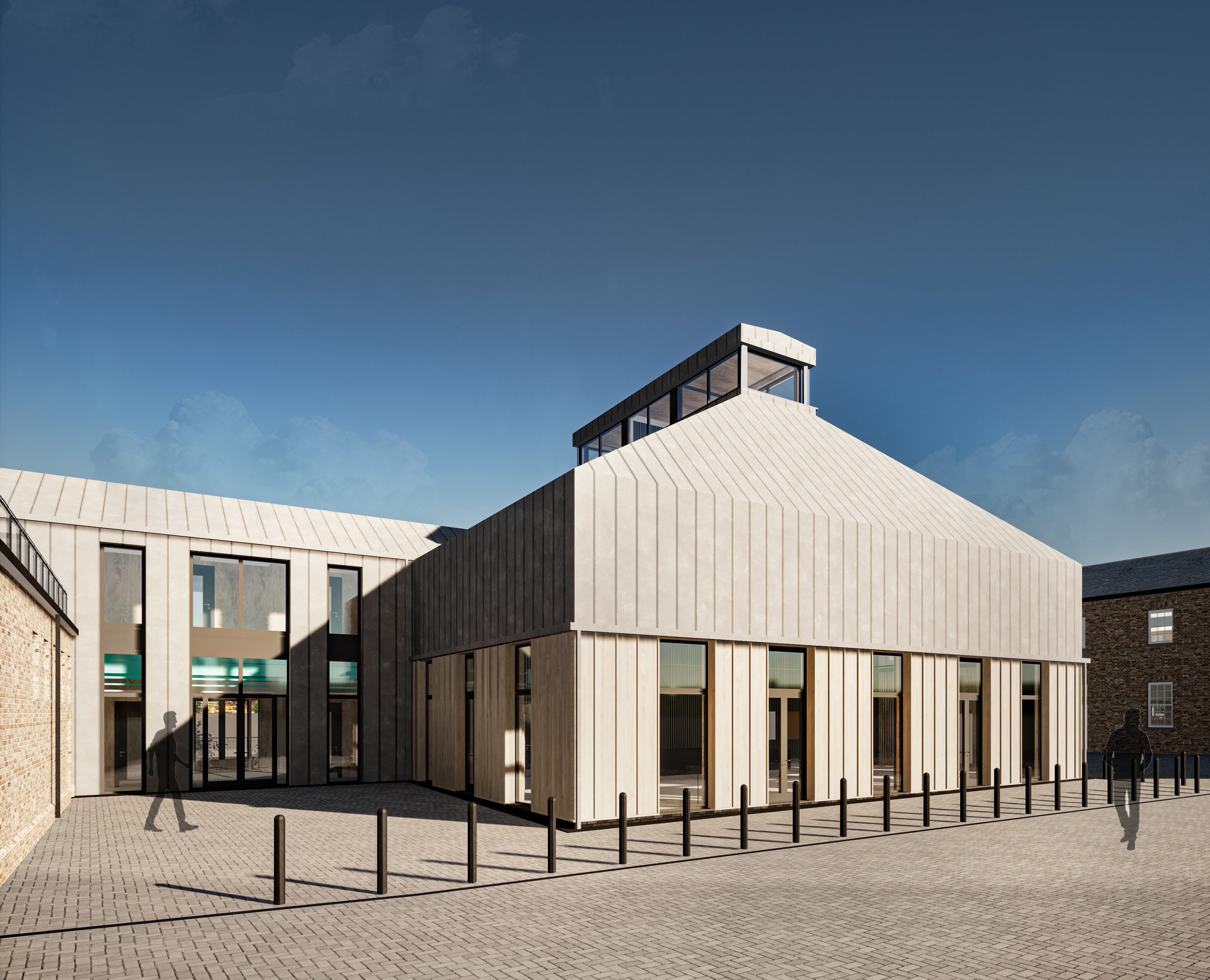 A CGI impression of the outside of the new facility at the Royal Military Academy Sandhurst (Picture: British Army).