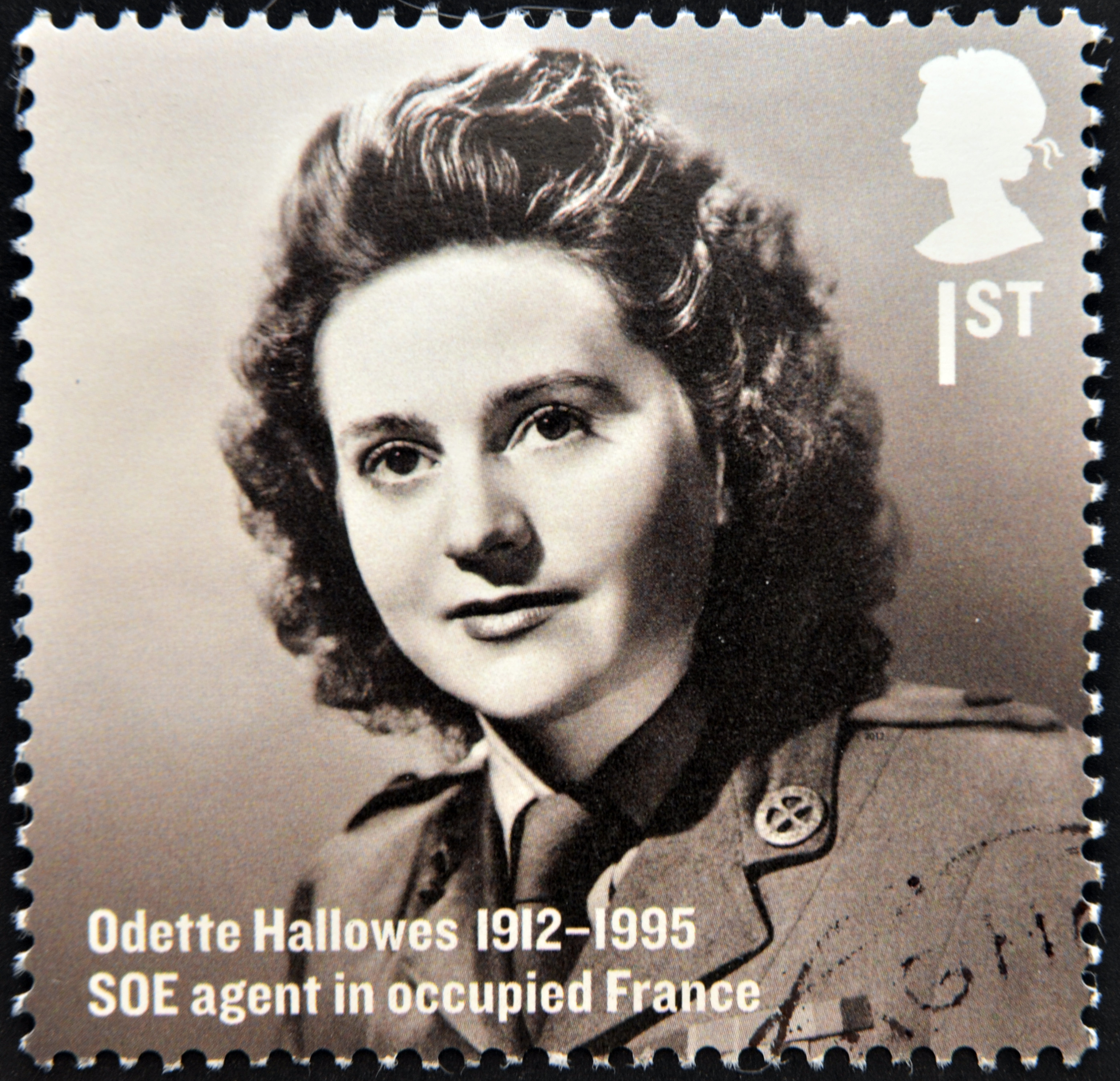 Odette Hallowes was featured on a Royal Mail stamp in 2012. 