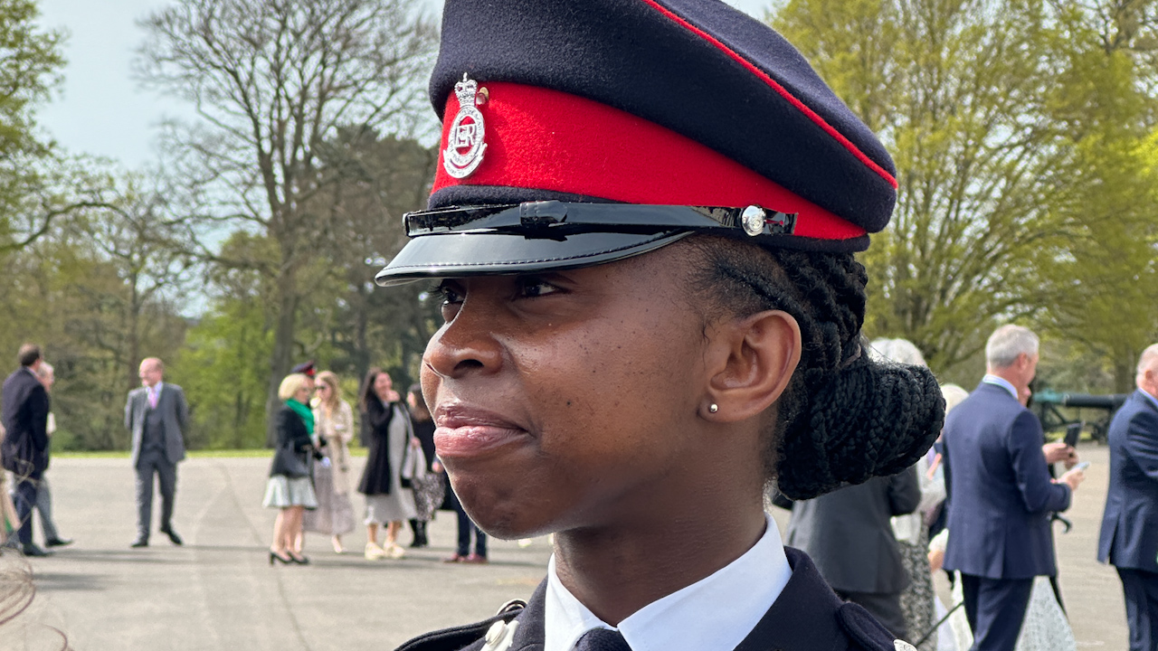 Officer Cadet Princess Owowoh is the first female from Nigeria to go through the military academy.