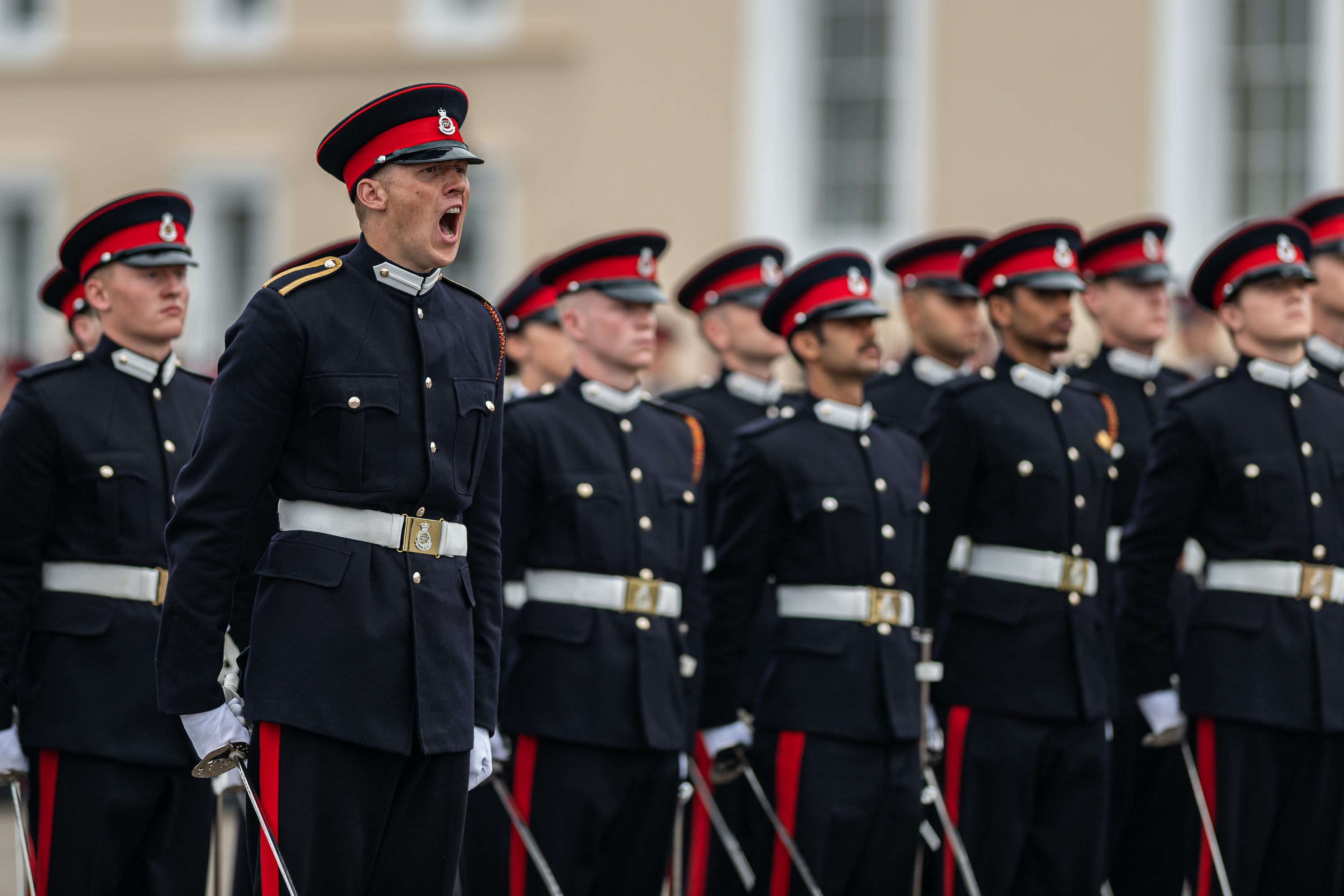 Officer Cadets pass out at the Sovereign's Parade (Picture: MOD).