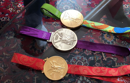 Pete Reed's Olympic Gold Medals