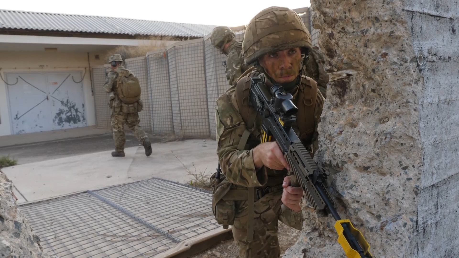 On the lookout on Exercise Lion Star in Cyprus.