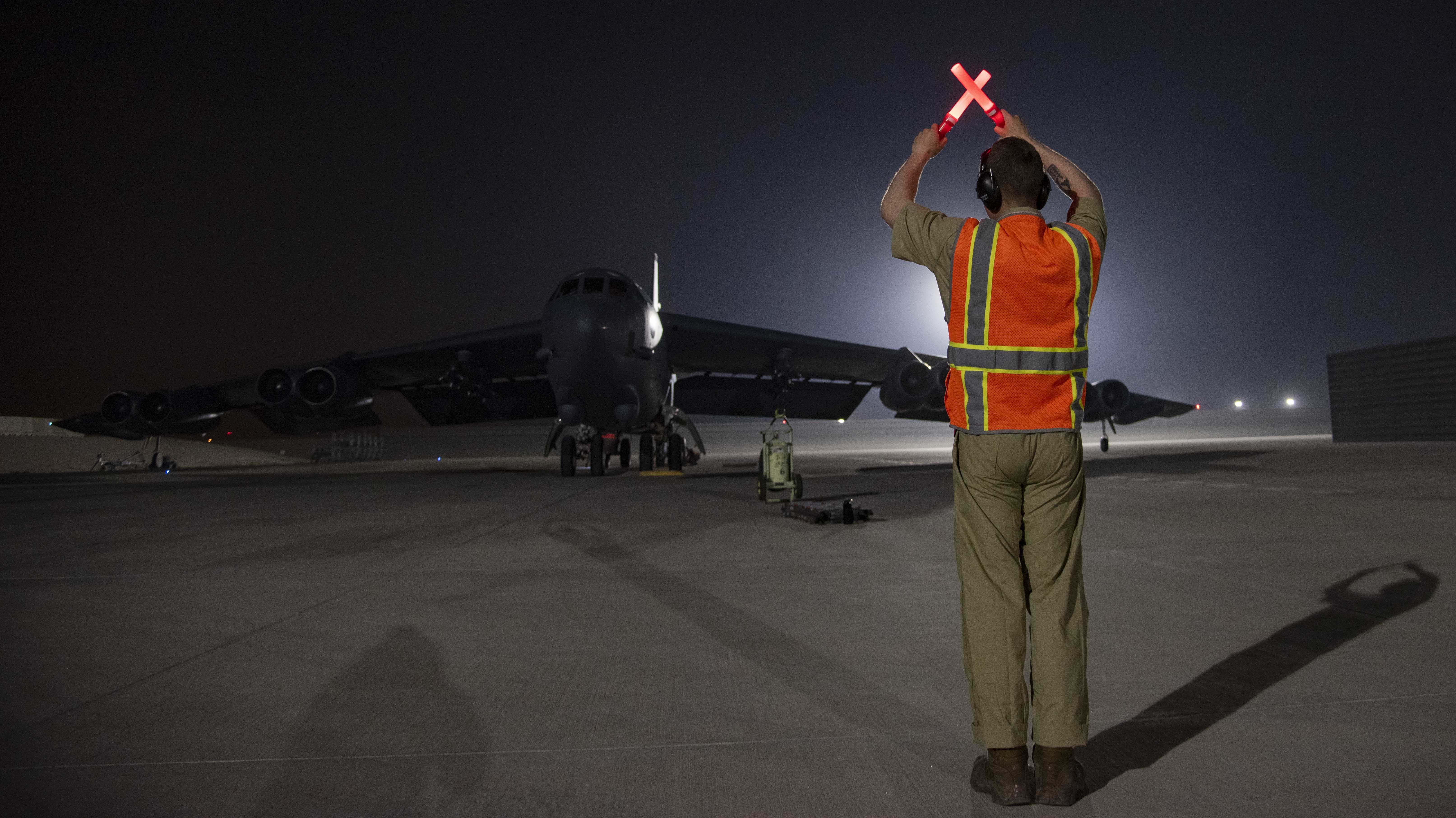 The deployment of the additional aircraft follows the deployment of four US B-52s to Qatar in late April to support the withdrawal (Picture: US Department of Defense).