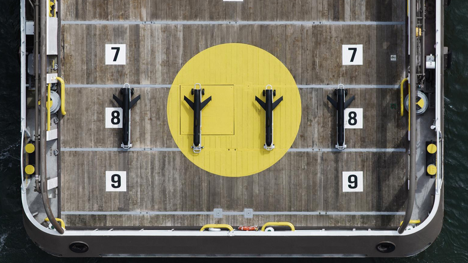 Only a single operator is required, either on shore or on board a vessel