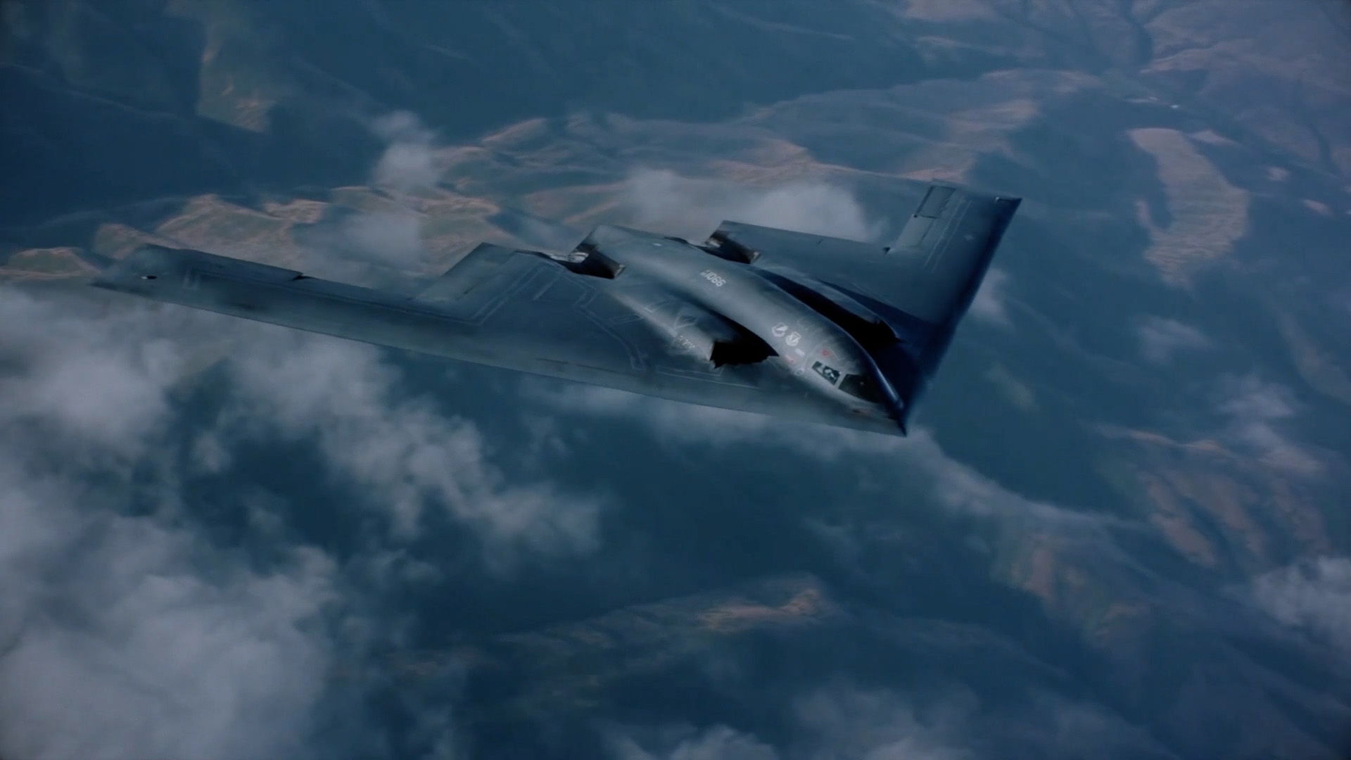 The total force of more than 100 aircraft had a tight time window (Picture: US Department of Defence)