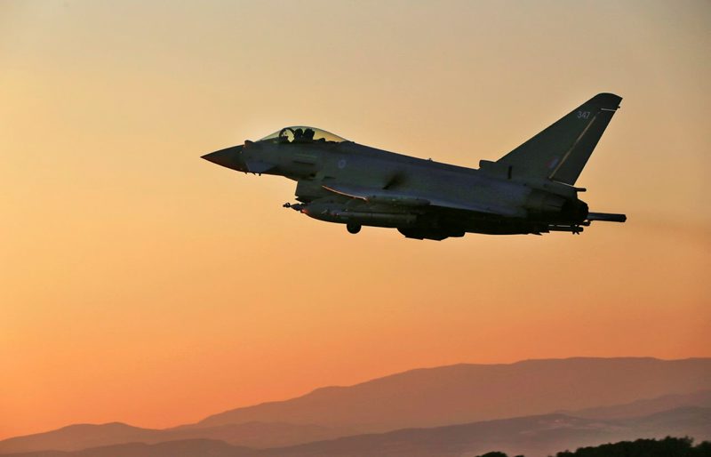 The UK has been targeting IS fighters in Iraq and Syria as part of Operation Shader (Picture: MOD).