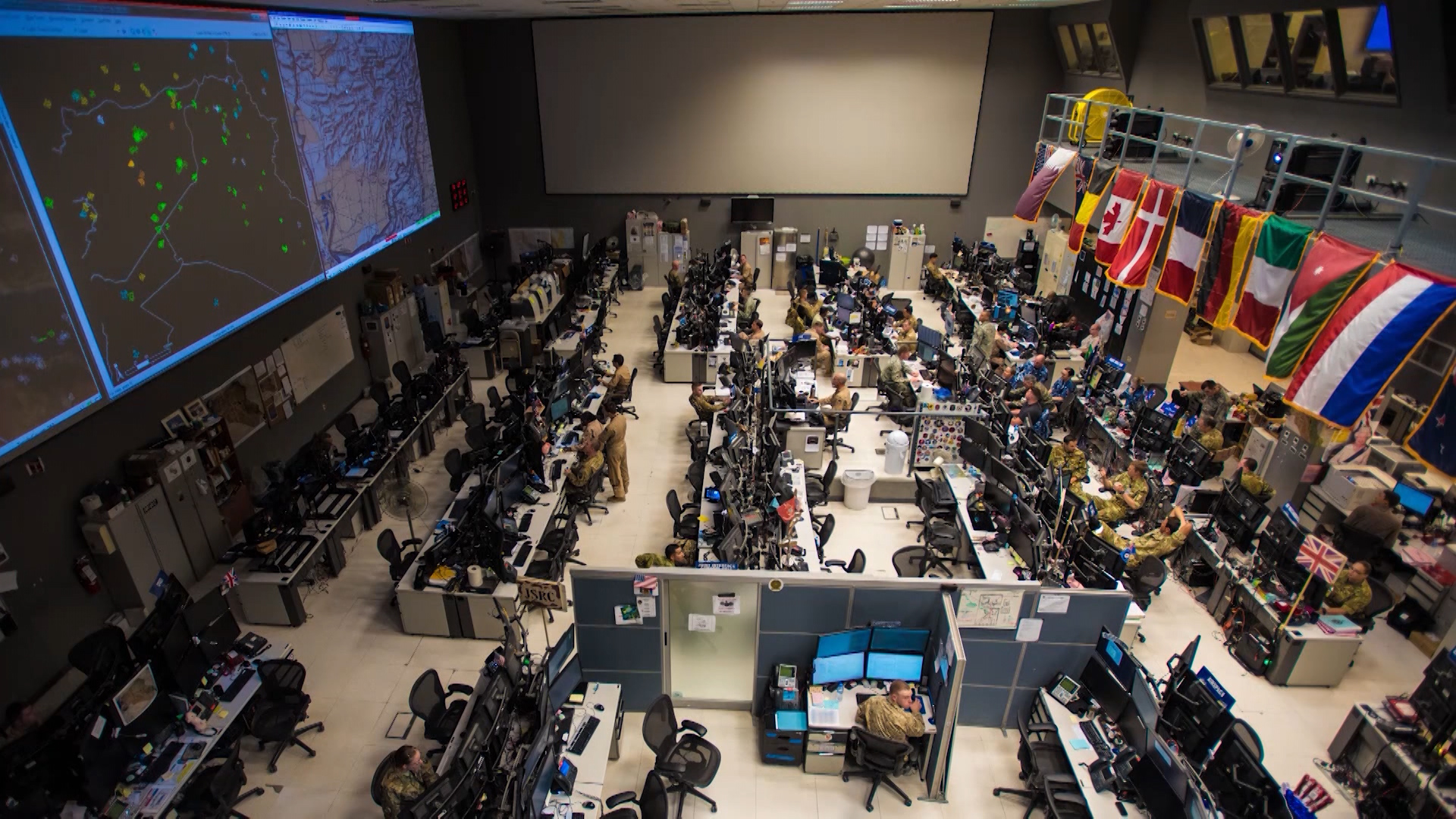 Al Udeid Air Base Op Room