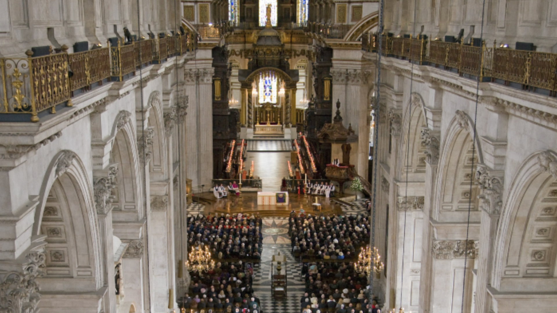 The 300,000 members of the Armed Forces who served on Operation Banner, were honoured in a service held at St Paul's Cathedral, London on the 10th September 2008 (Picture: MOD).
