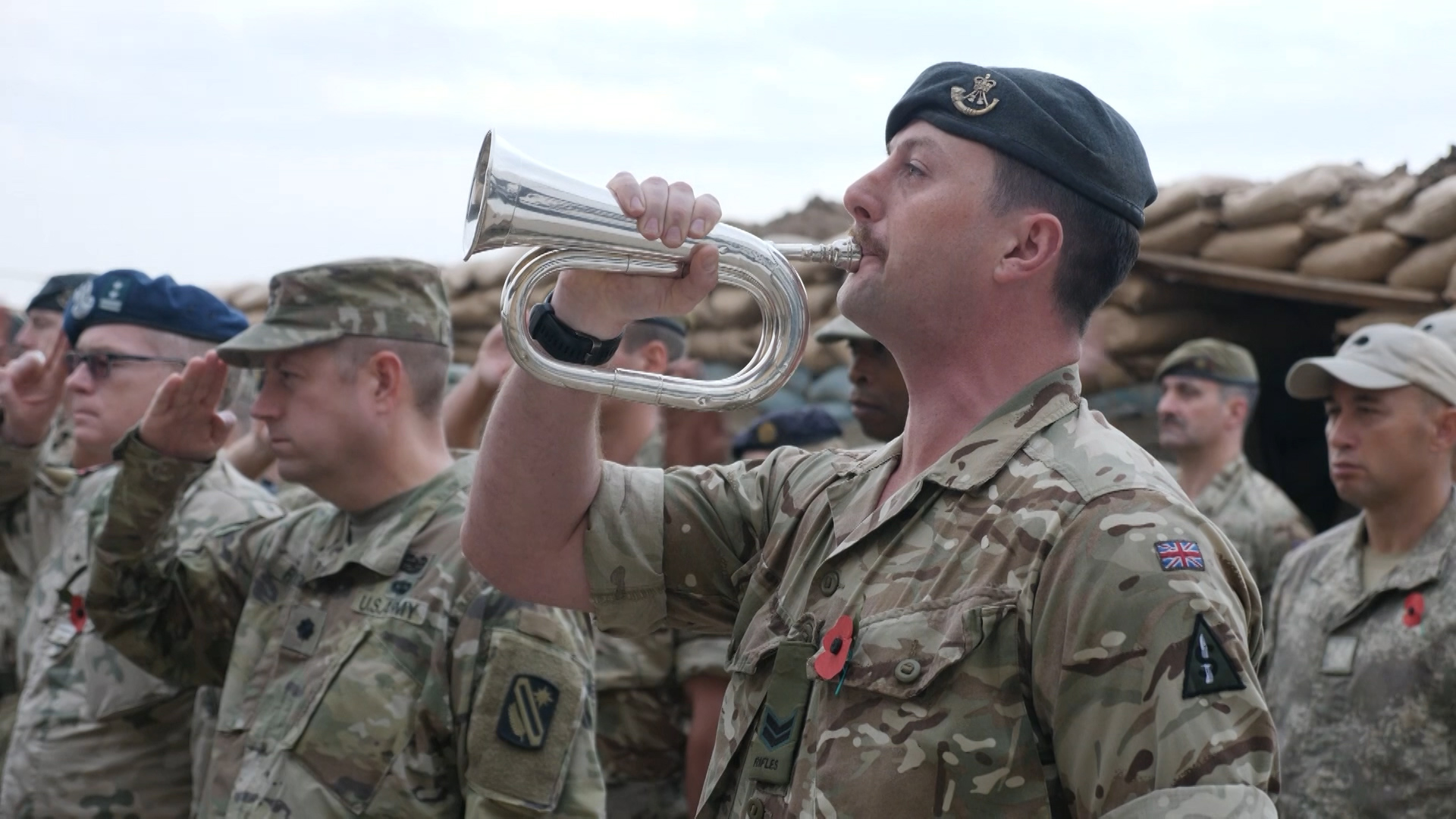 Operation Shader Iraq Remembrance Day 121118 CREDIT BFBS