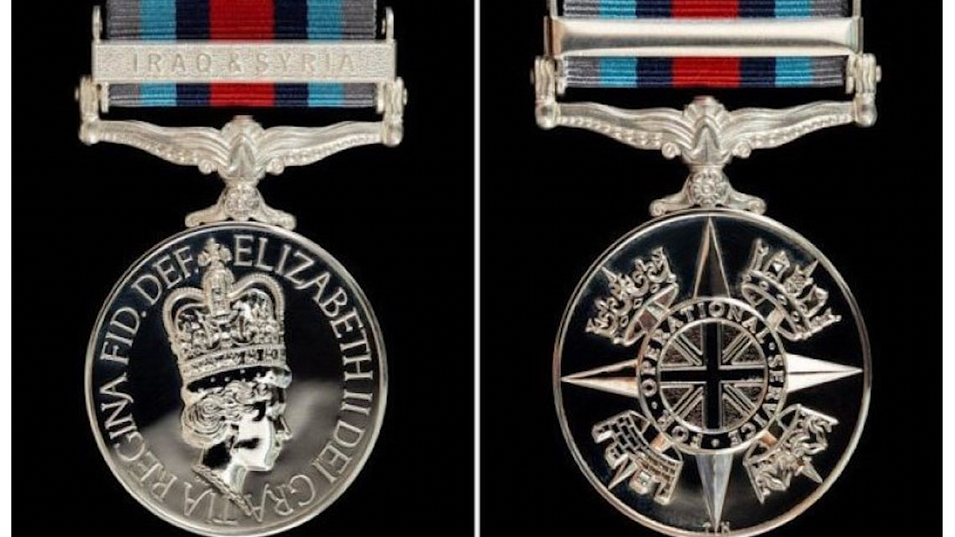 Operational Service medal in Iraq and Syria (Picture: MOD).