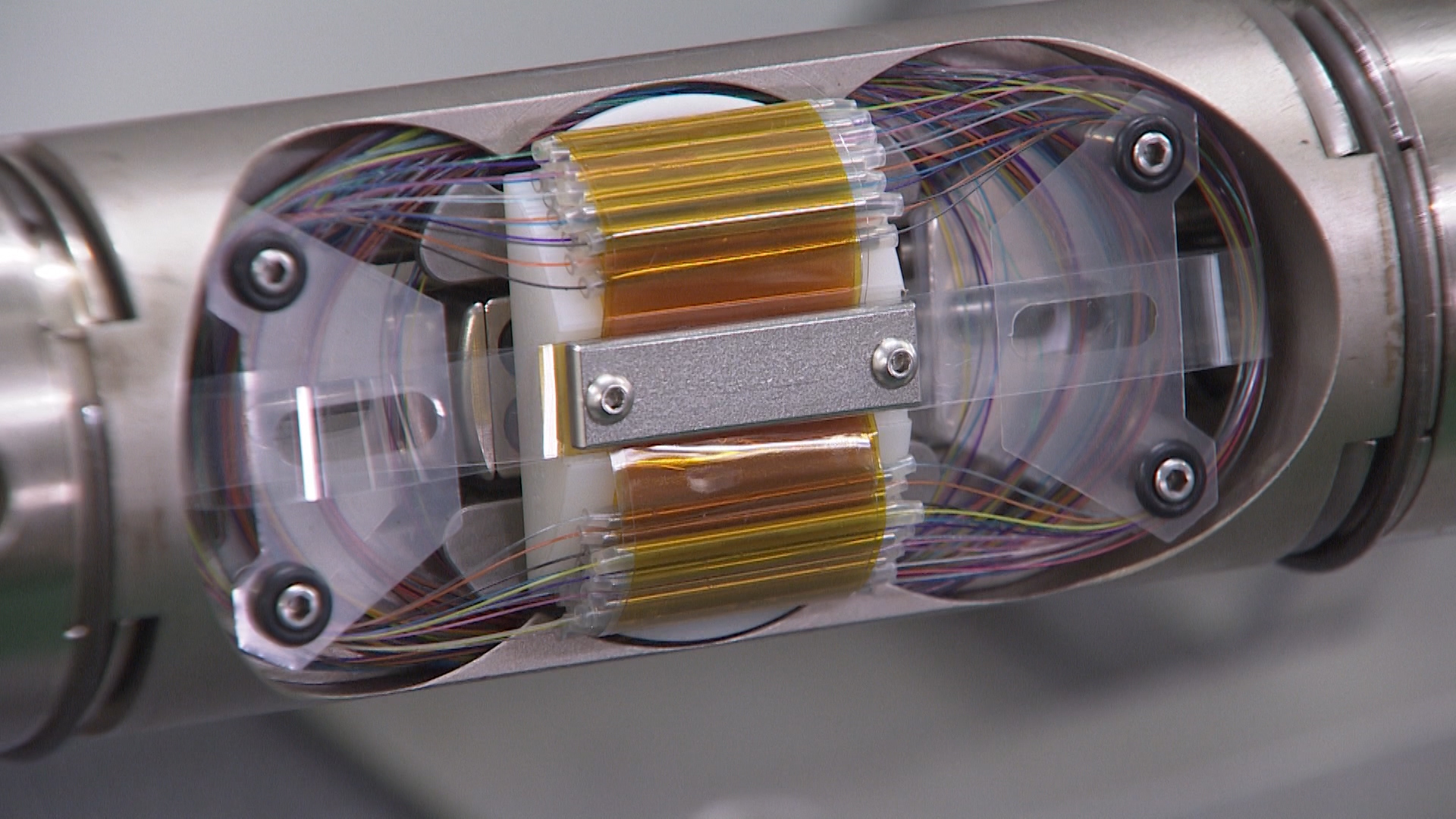 Optical Fibre Cables Inside 