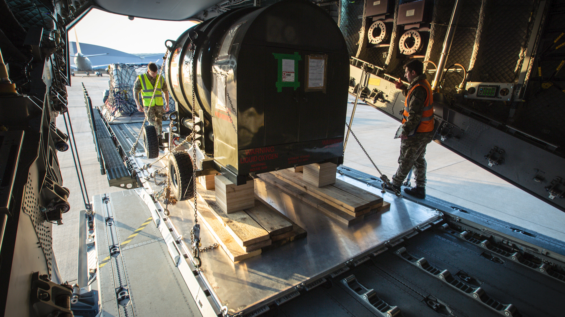  The equipment will be used to help staff at the King Edward Memorial Hospital treat coronavirus patients (Picture: MOD).