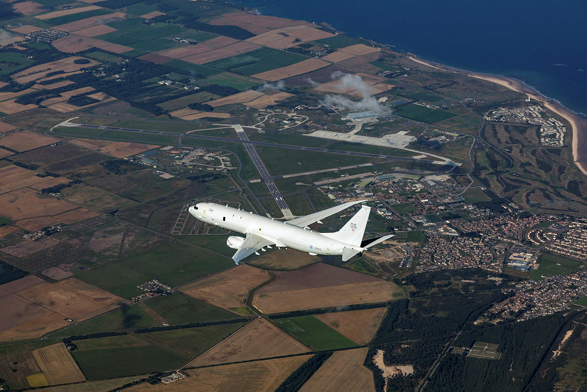 201 Squadron operates the P-8 Poseidon Maritime Patrol Aircraft from RAF Lossiemouth in Scotland