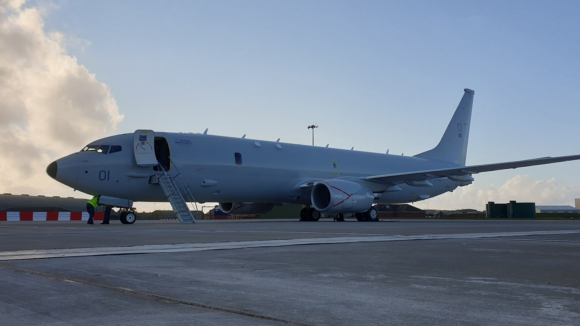 One of the three P-8As to arrive at RAF Lossiemouth in recent days (Picture: RAF Lossiemouth / Twitter).