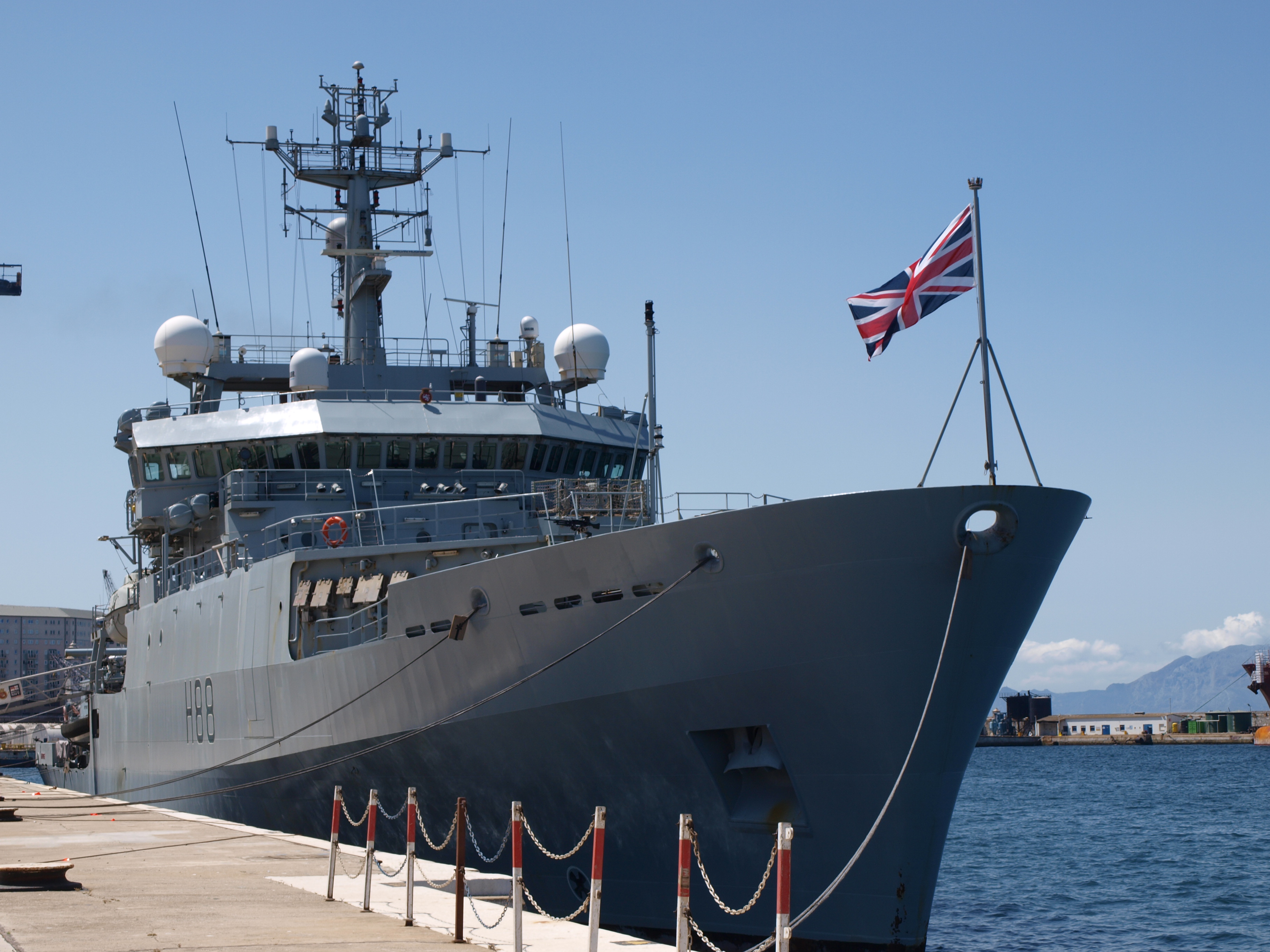 HMS Enterprise in Gibraltar