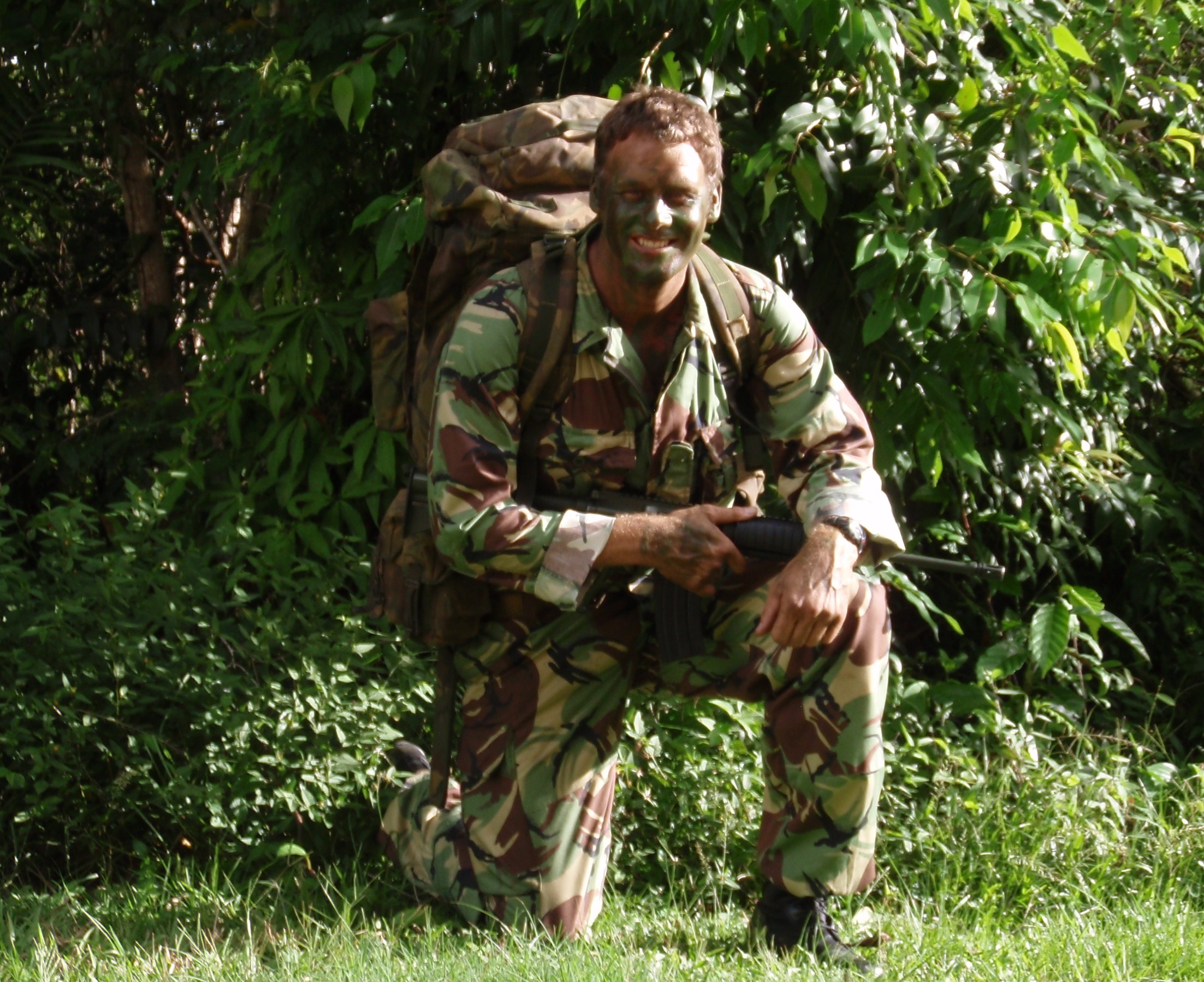 Mic Taylor in uniform 