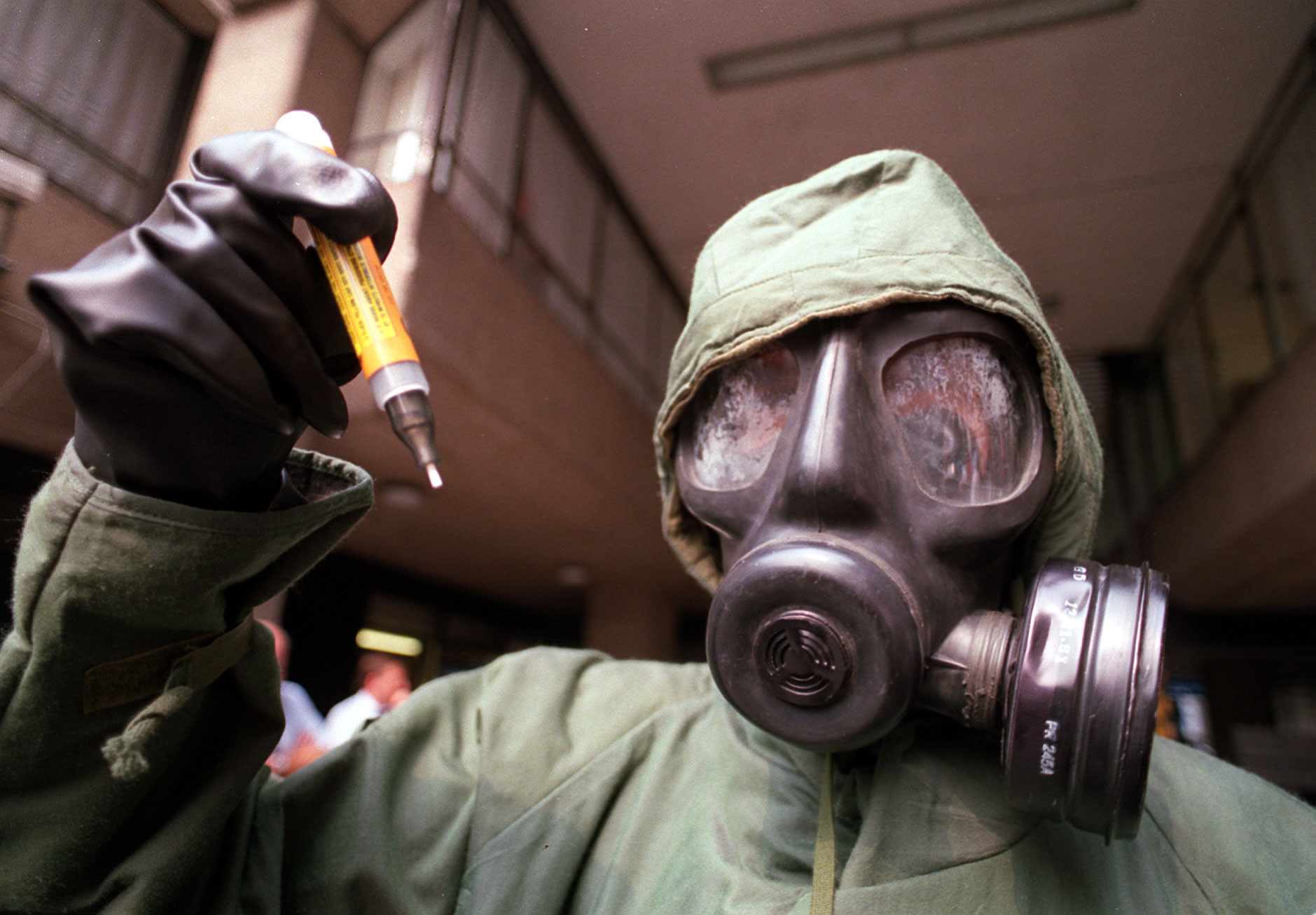 Gas Mask Chemical Biological War Nerve Agent PA