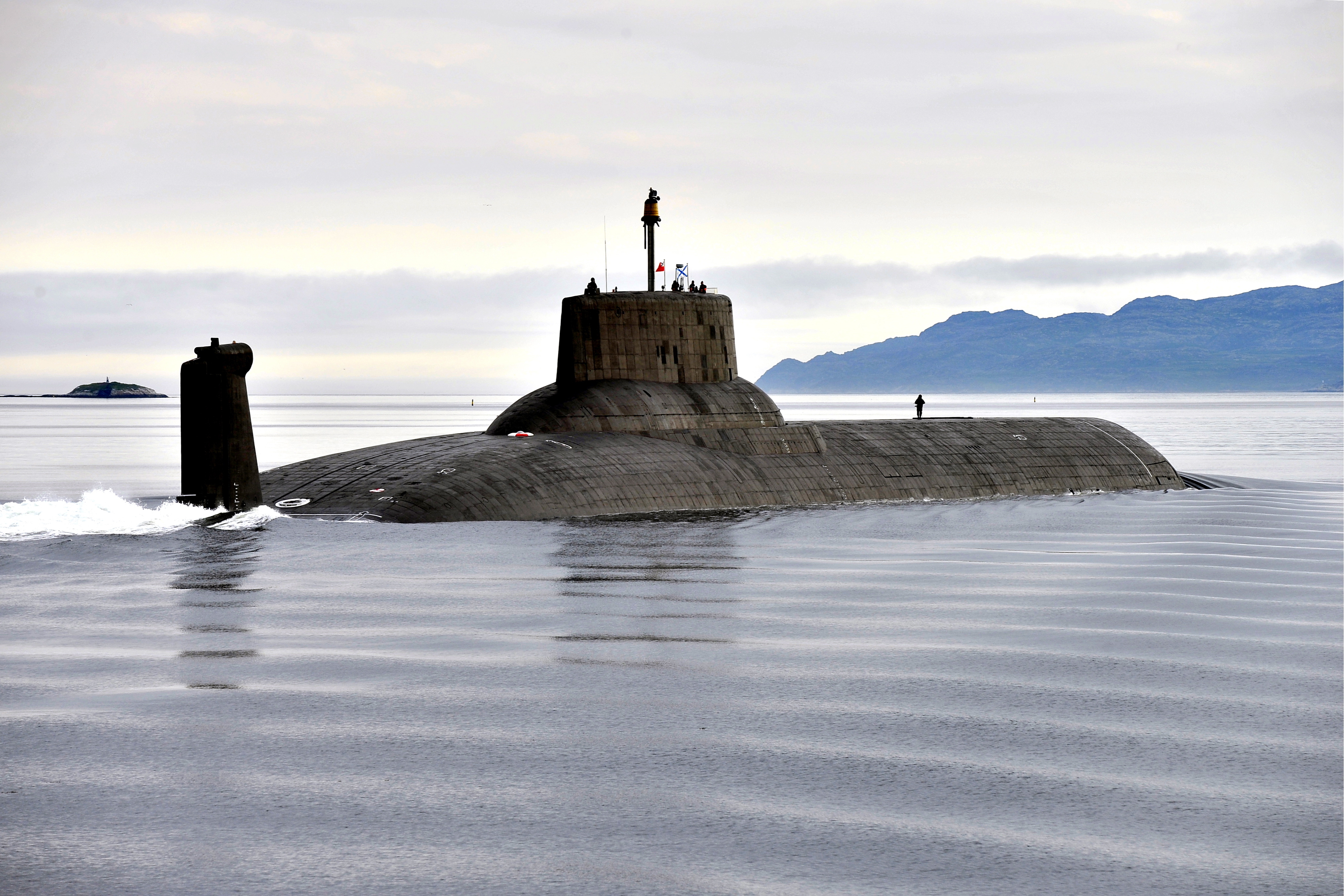 Russian Dmitriy Donskoy submarine