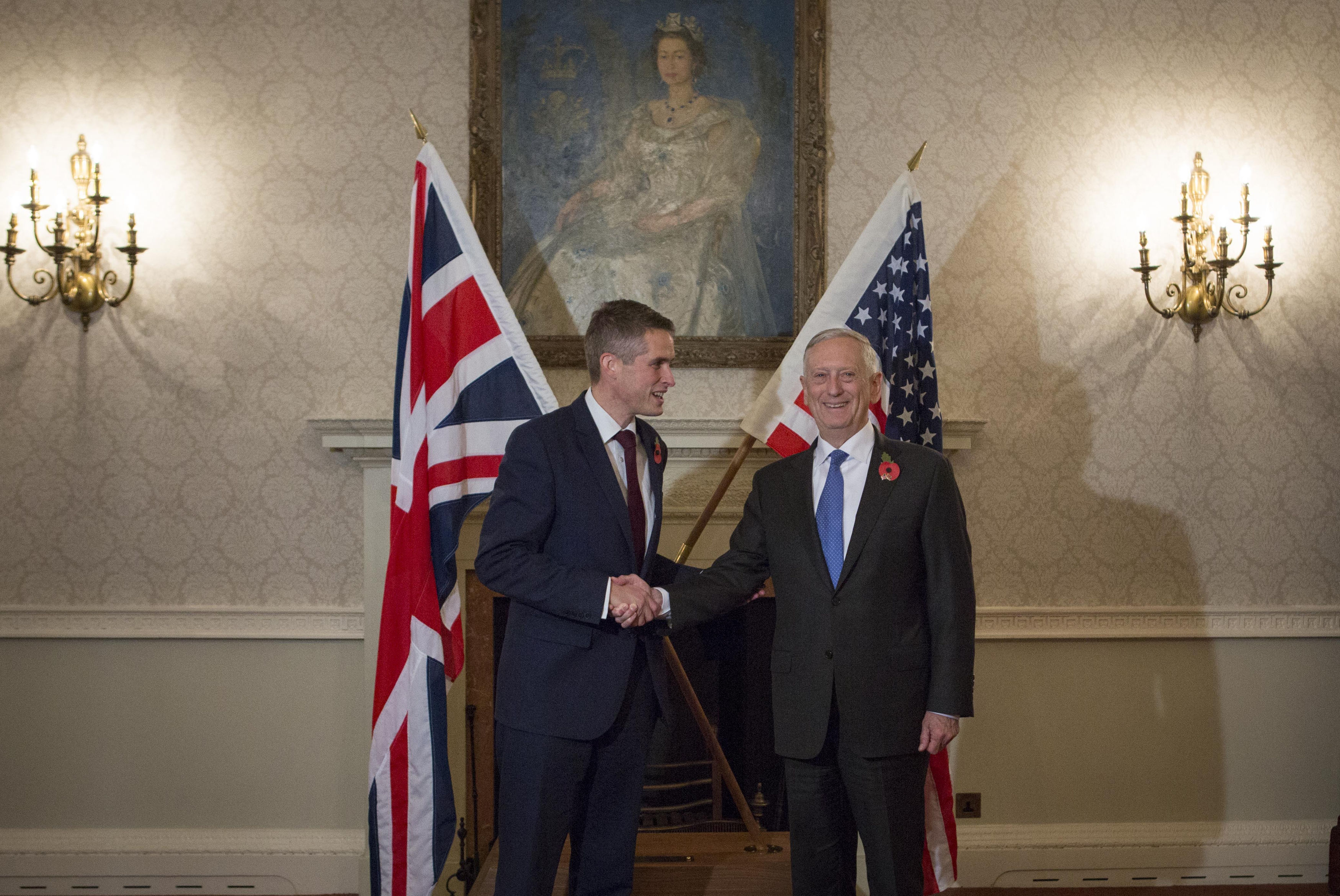 Gavin Williamson and General Mattis Meet