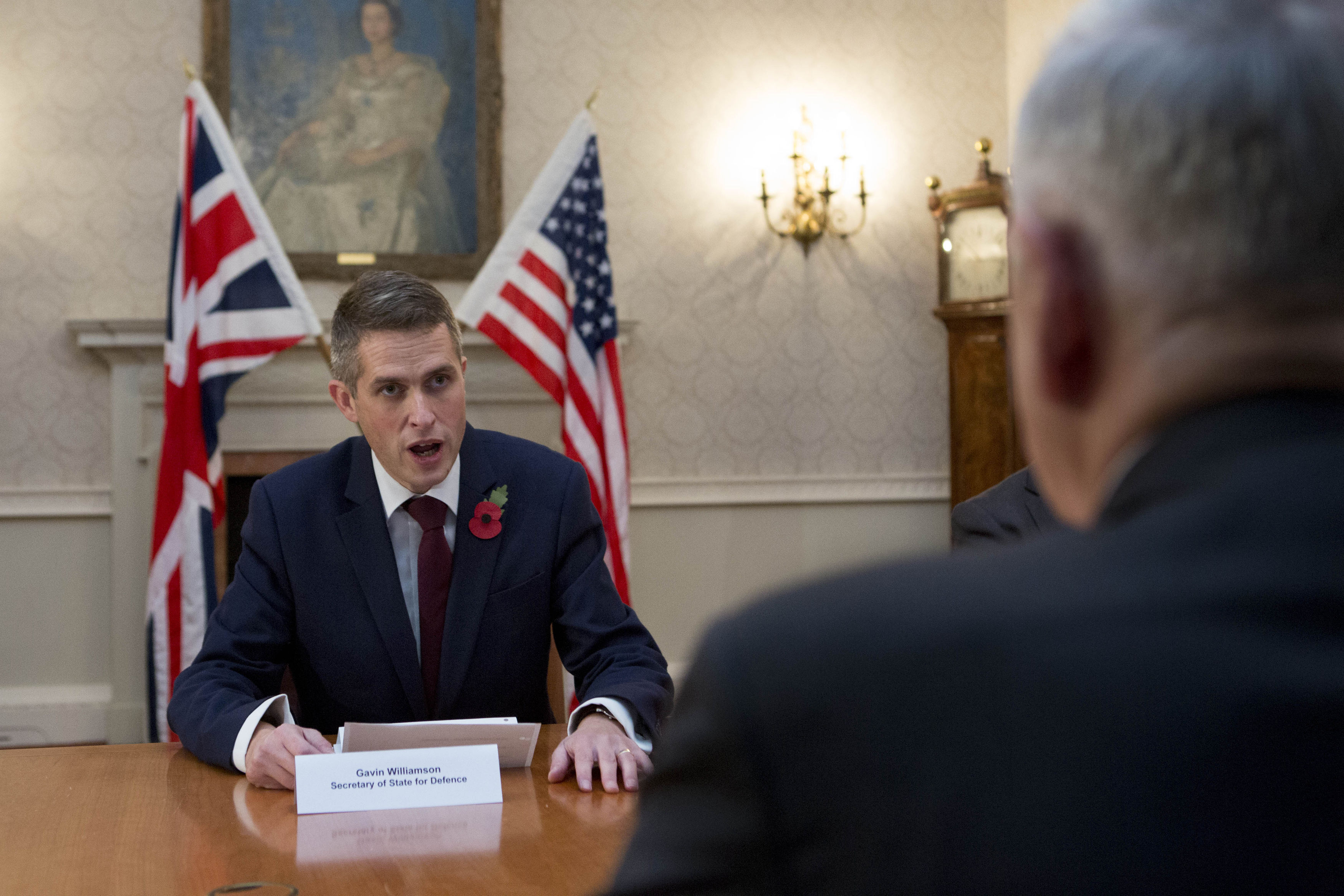 Gavin Williamson & James Mattis PA Credit 