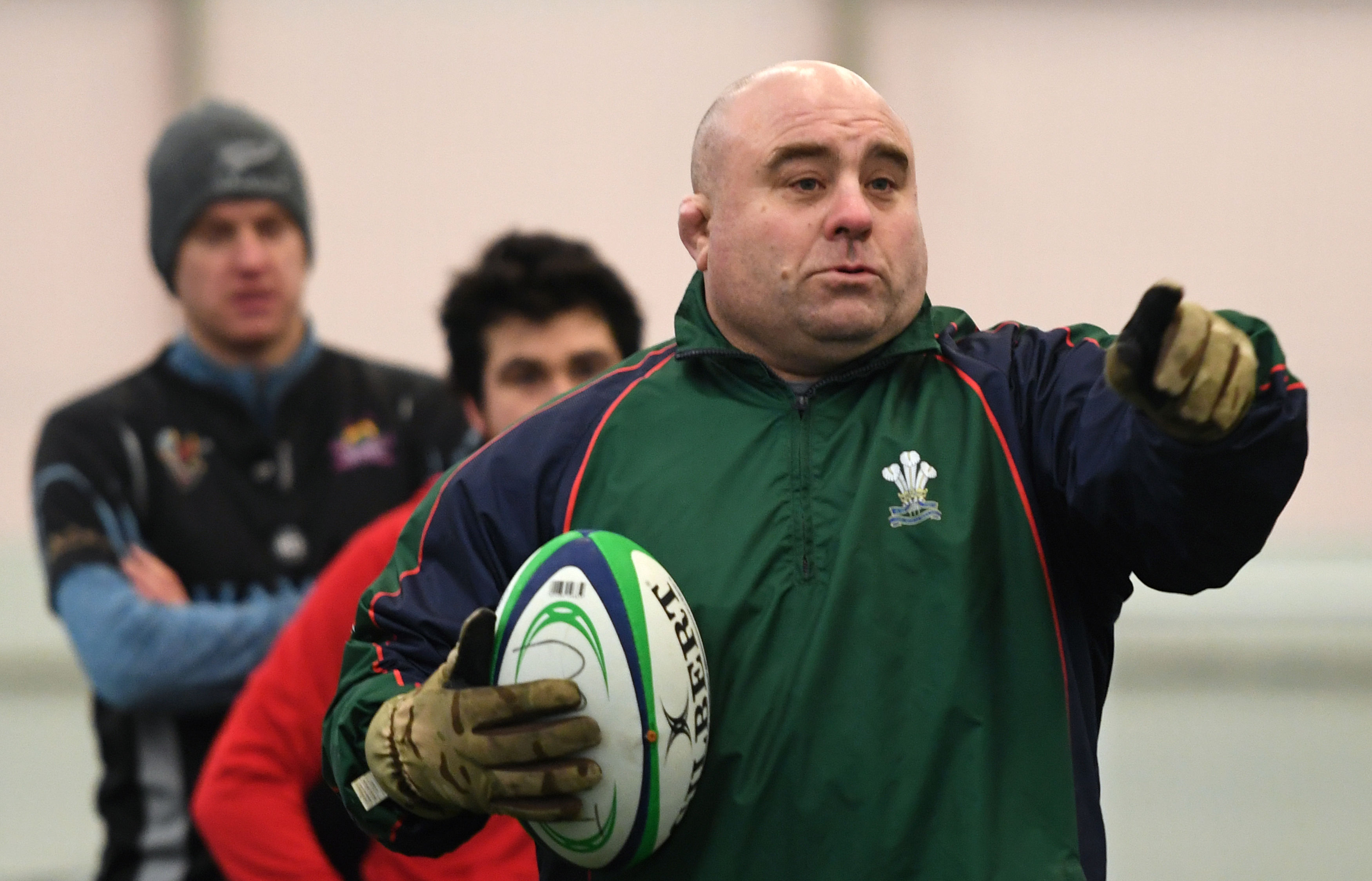 Corporal Chris Budgen British Army soldier training Estonian rugby team
