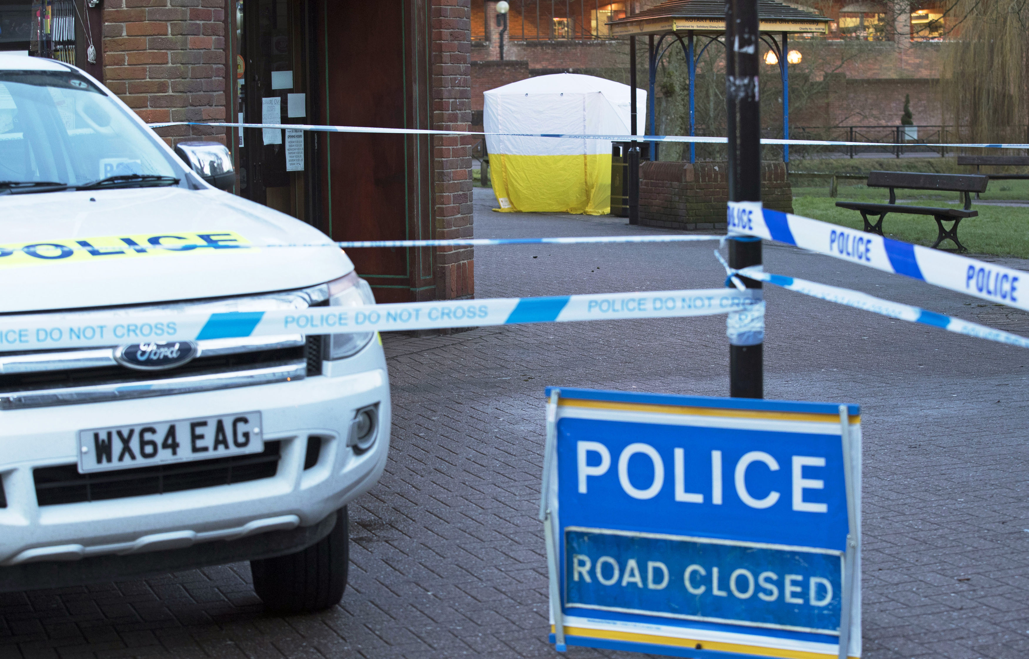 Sergei and Yulia Skripal were found slumped on a bench in Salisbury (Picture: PA).
