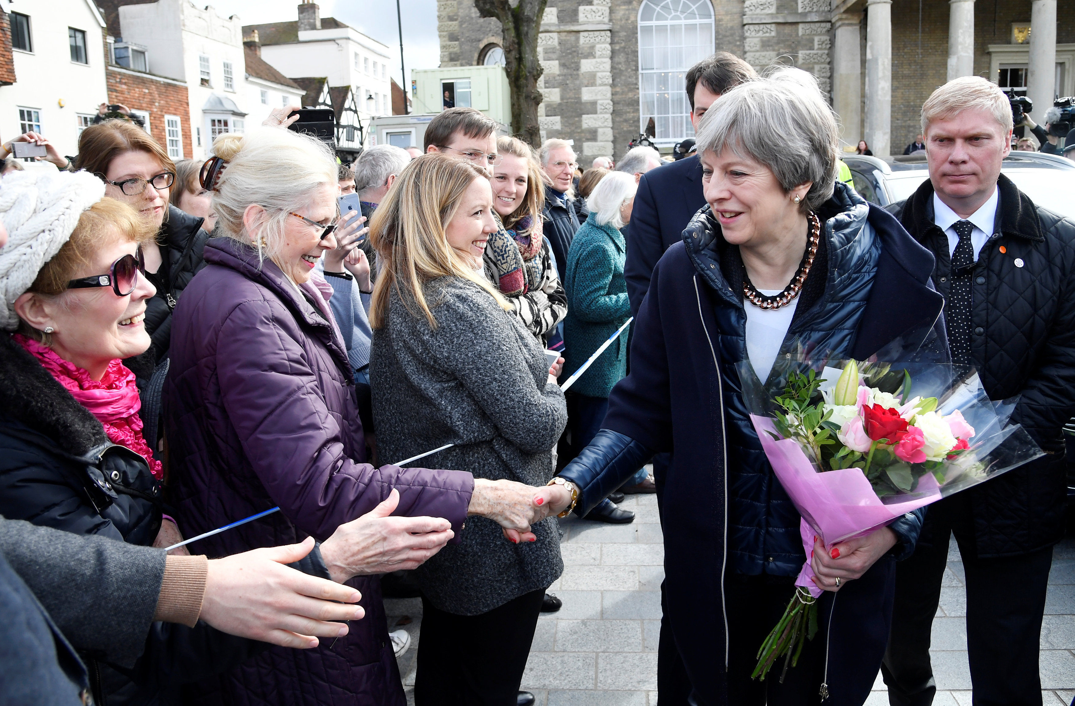 Theresa May Salisbury Visit