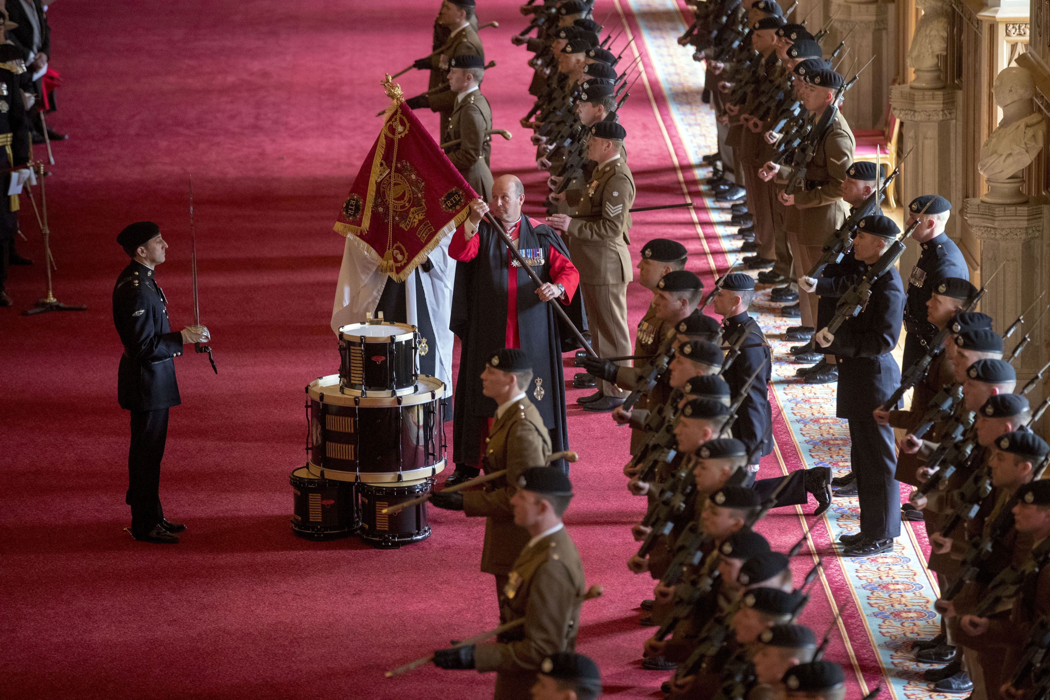 Queen Celebrates Royal Tank Regiment 