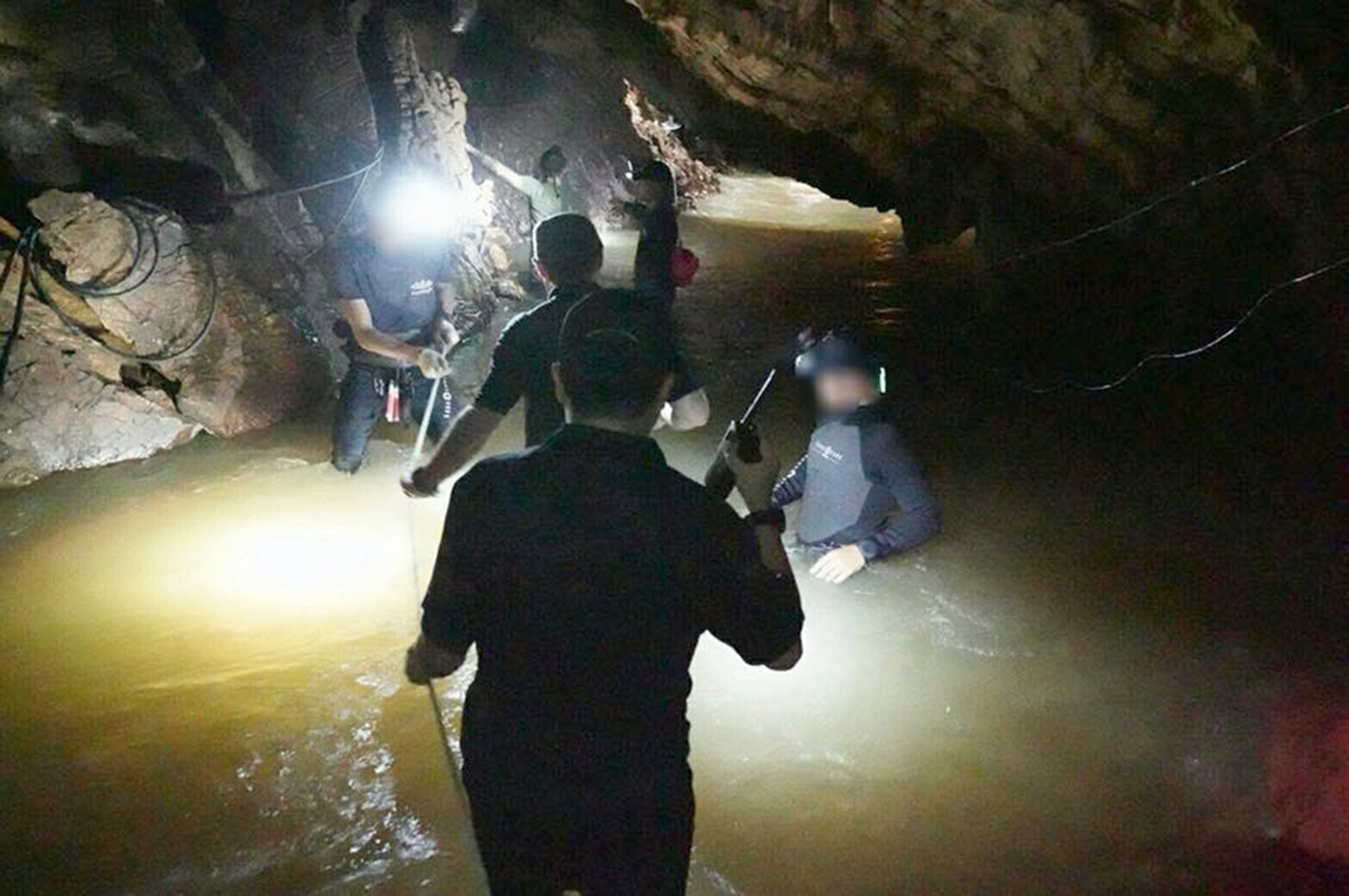 Royal Thai Navy Seals Search For Missing Football Team