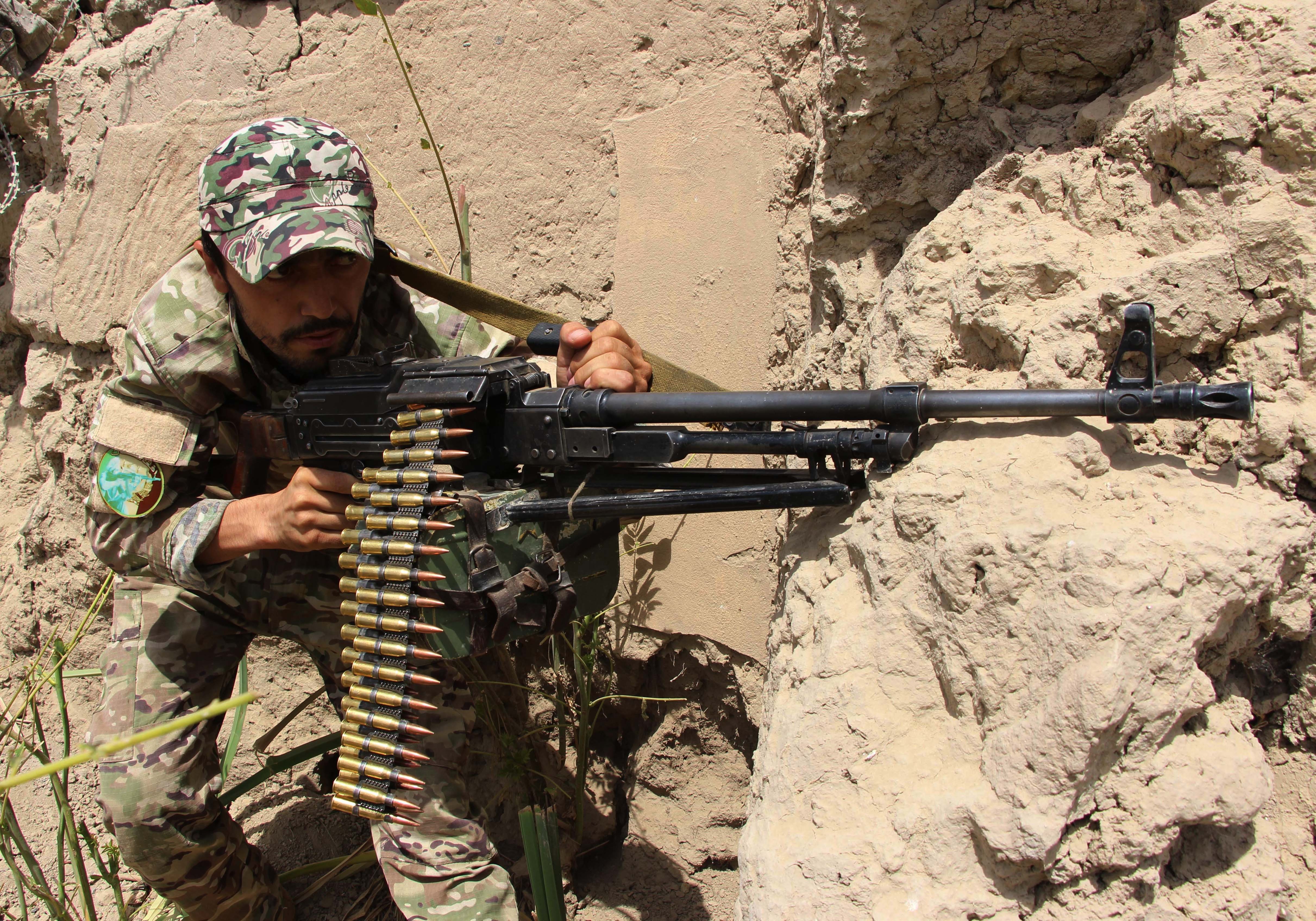 Afghan security personnel army 